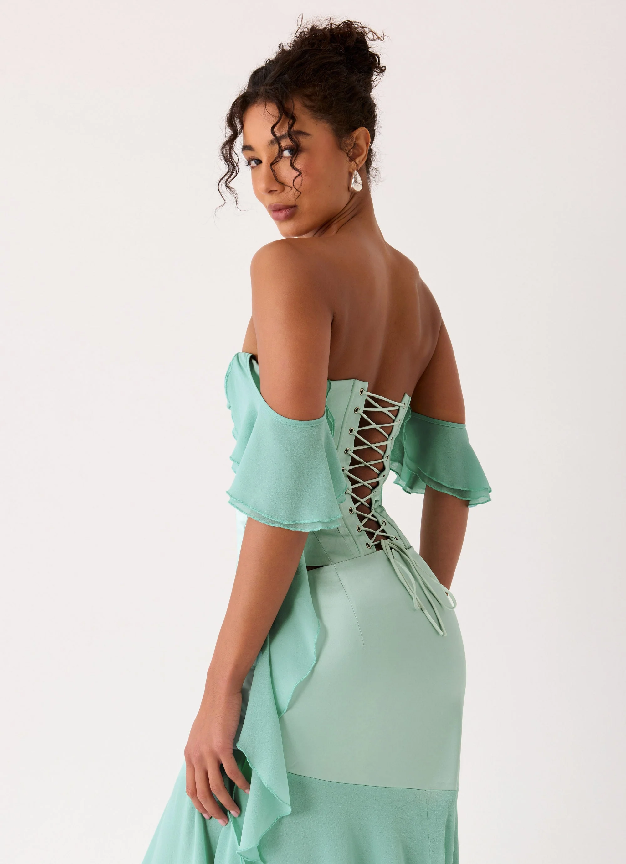 Deenesa Corset Top - Mint - Image 6
