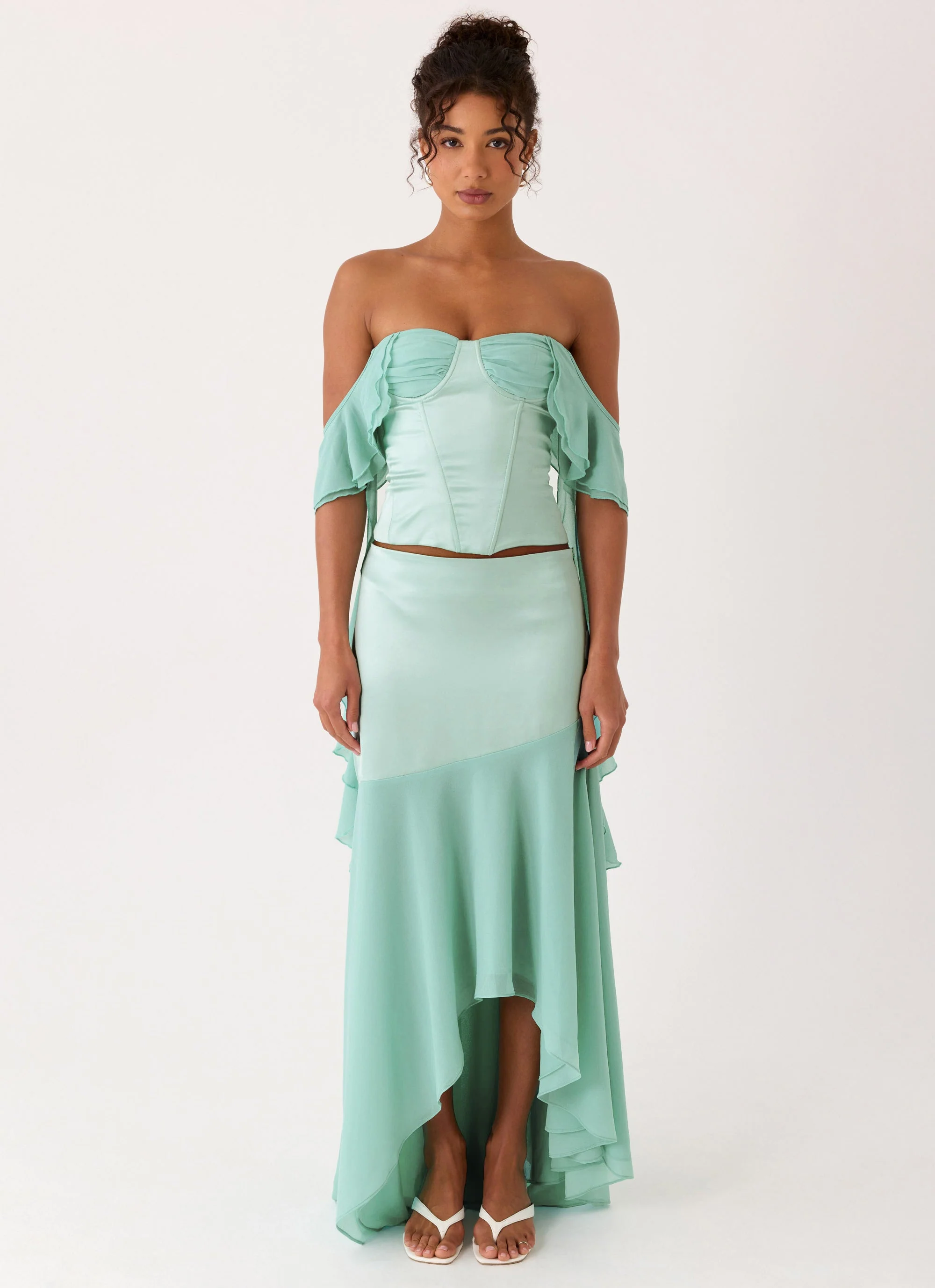 Deenesa Corset Top - Mint - Image 7