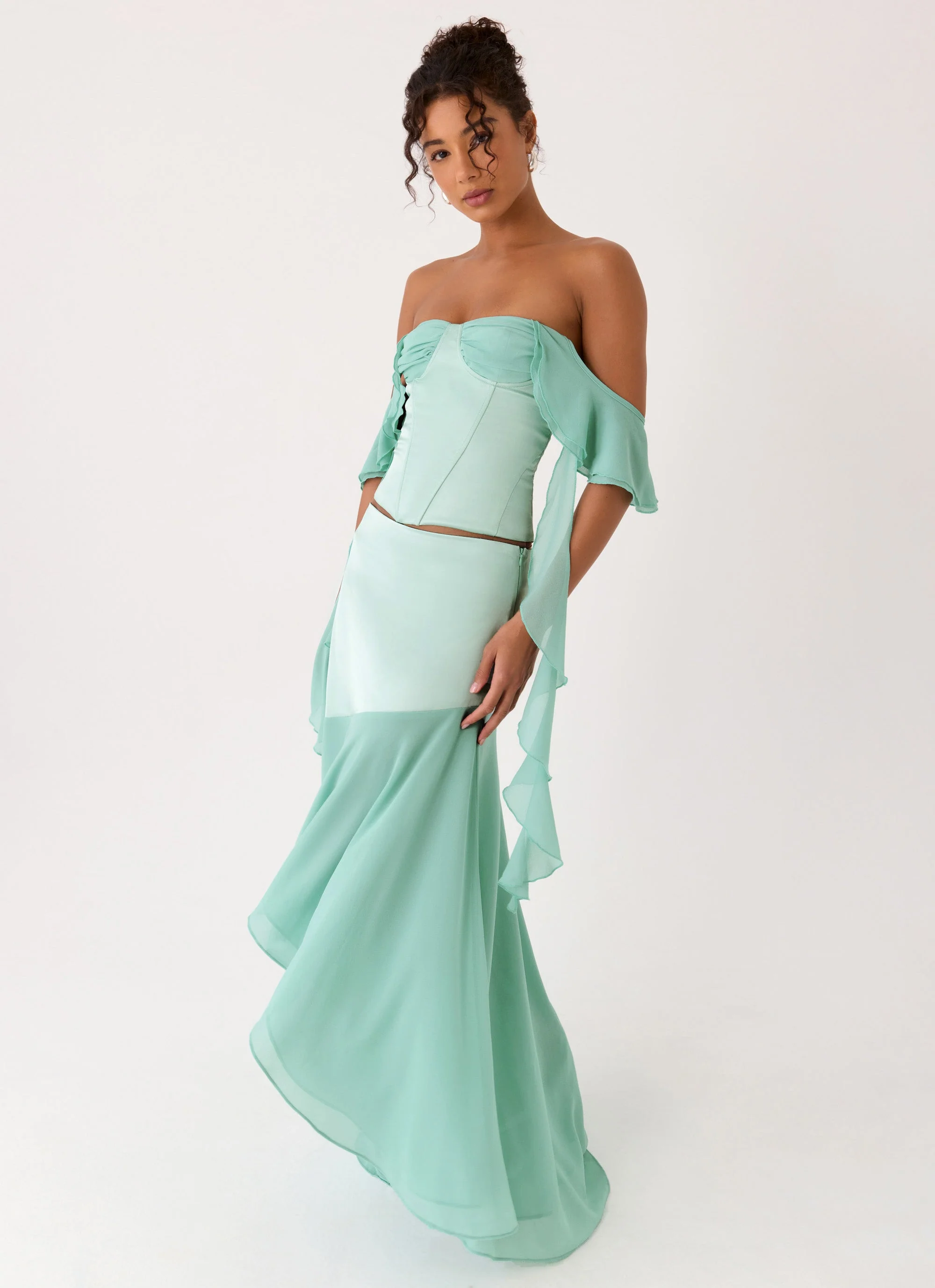 Deenesa Corset Top - Mint - Image 8