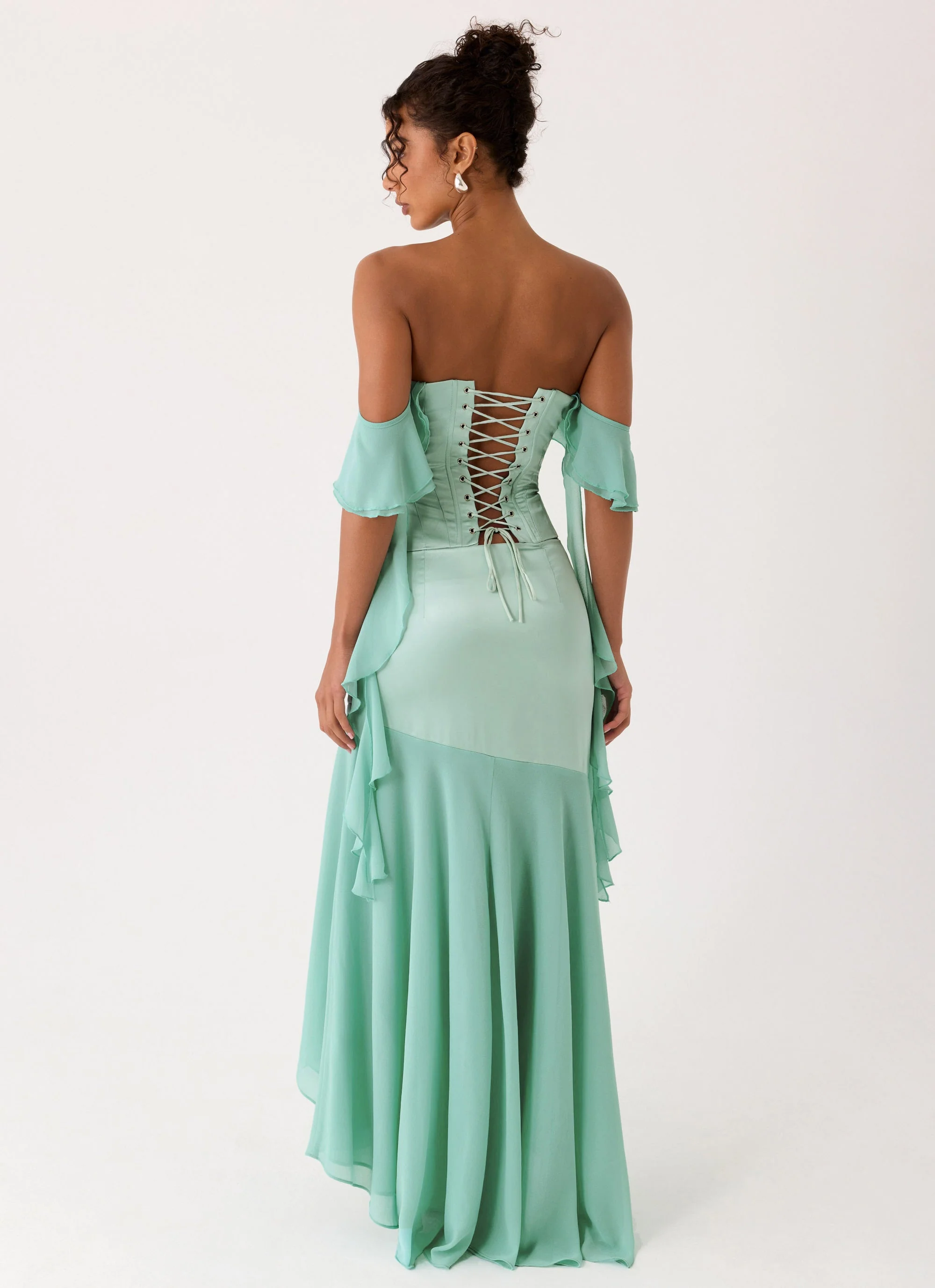 Deenesa Maxi Skirt - Mint - Image 7