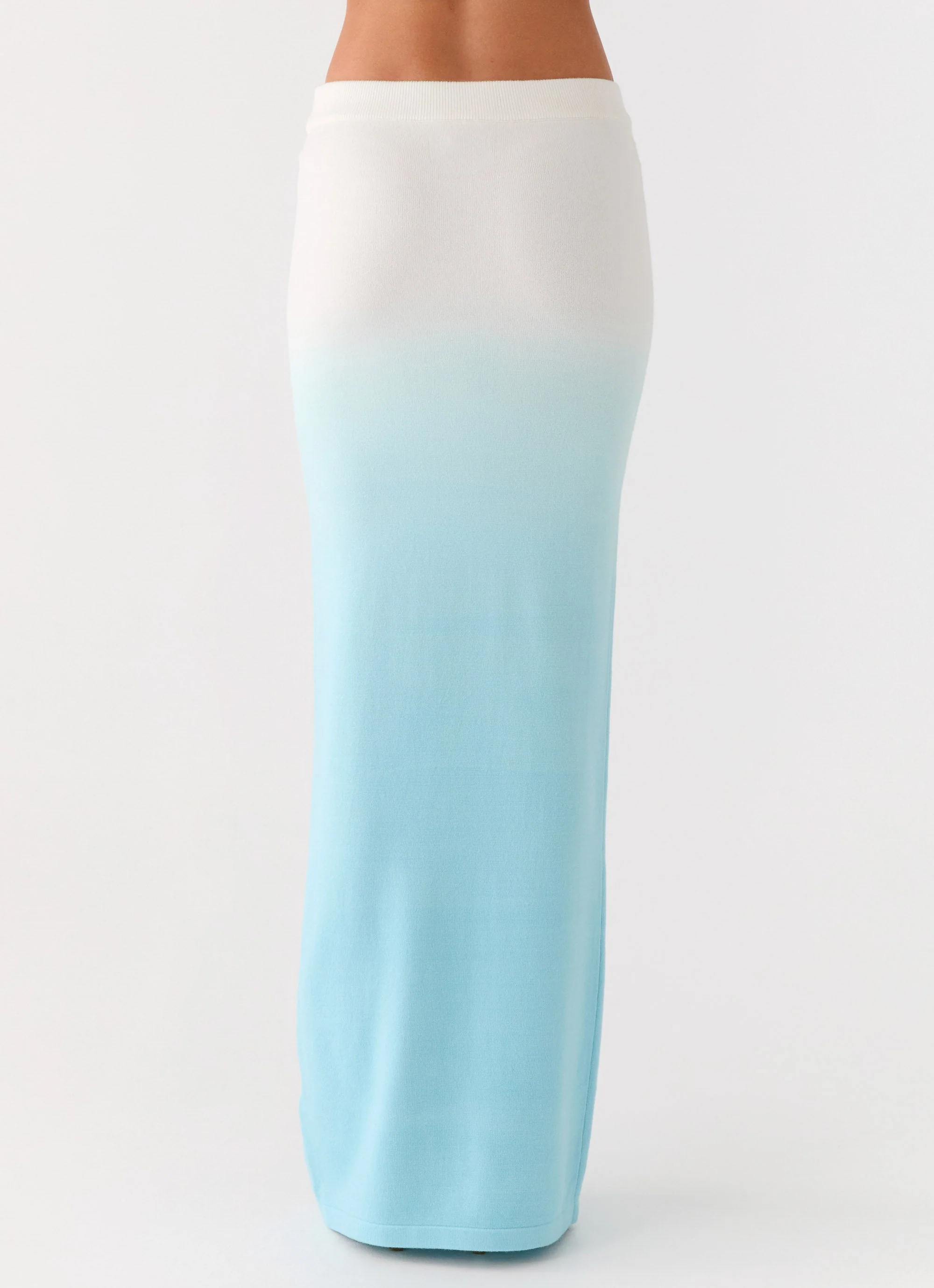 Deep Sea Kiss Maxi Skirt - Blue Ombre - Image 4