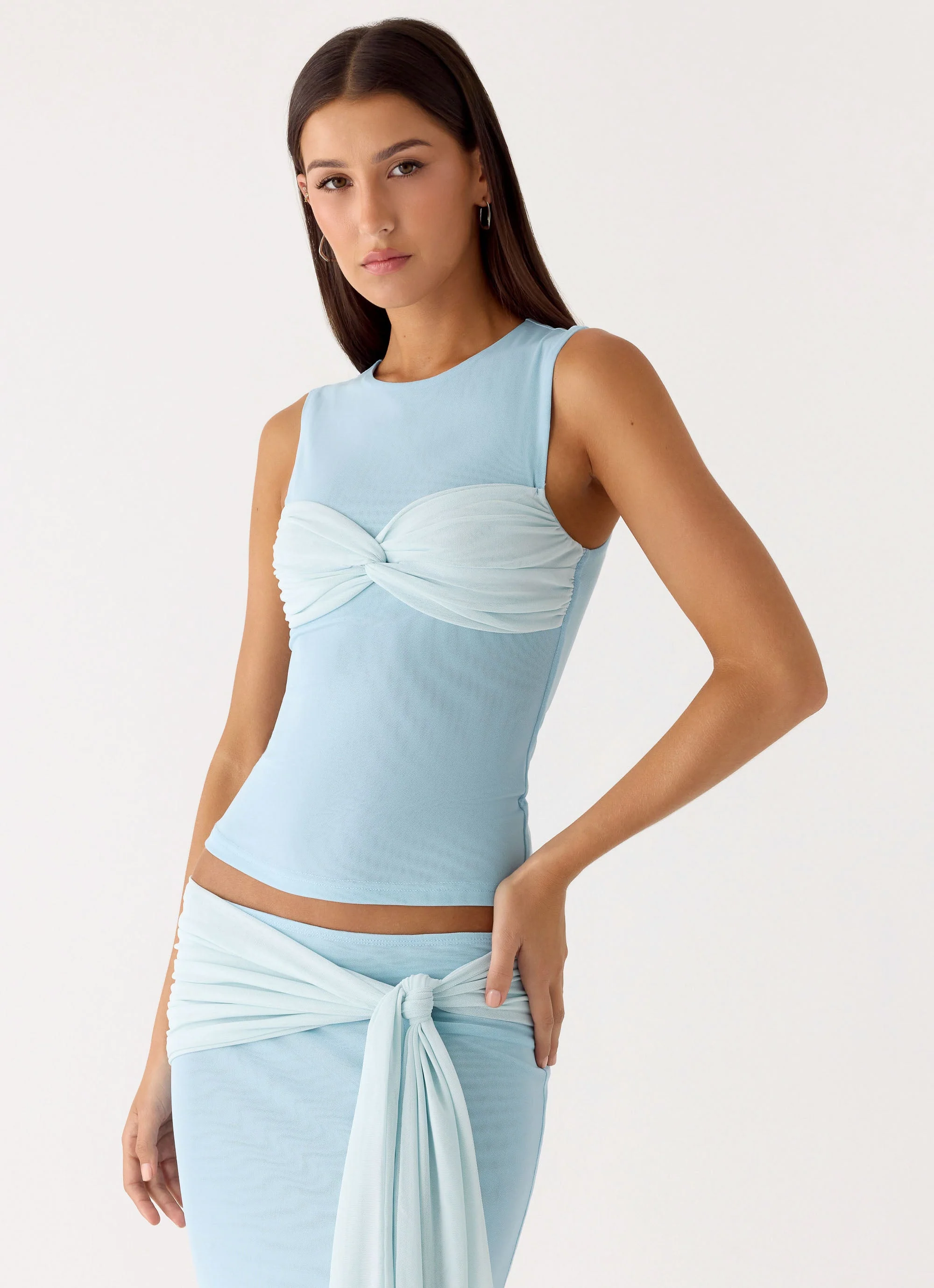 Delani Tank - Blue - Image 5