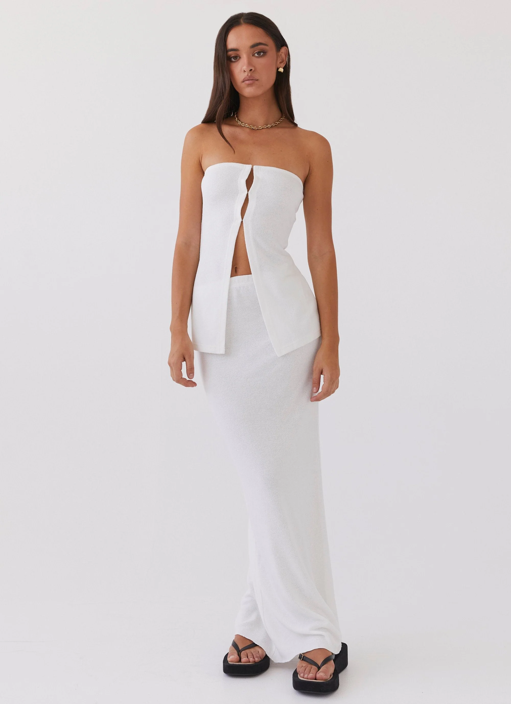 Delicate Lady Knit Top - White - Image 2