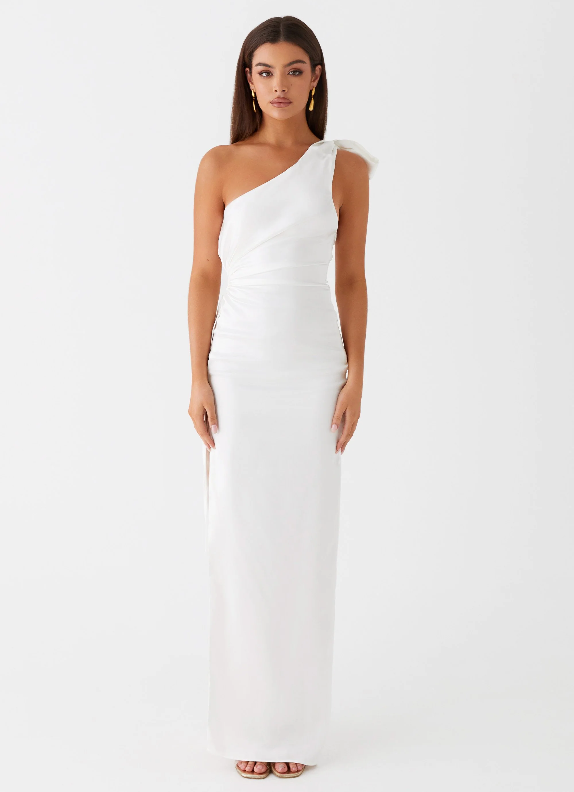 Delilah Maxi Dress - White - Image 5
