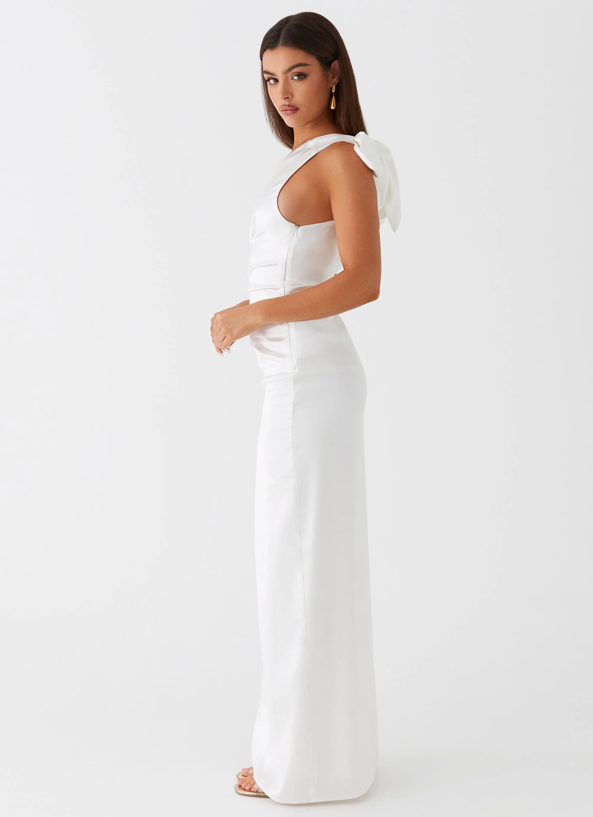 Delilah Maxi Dress - White - Image 6