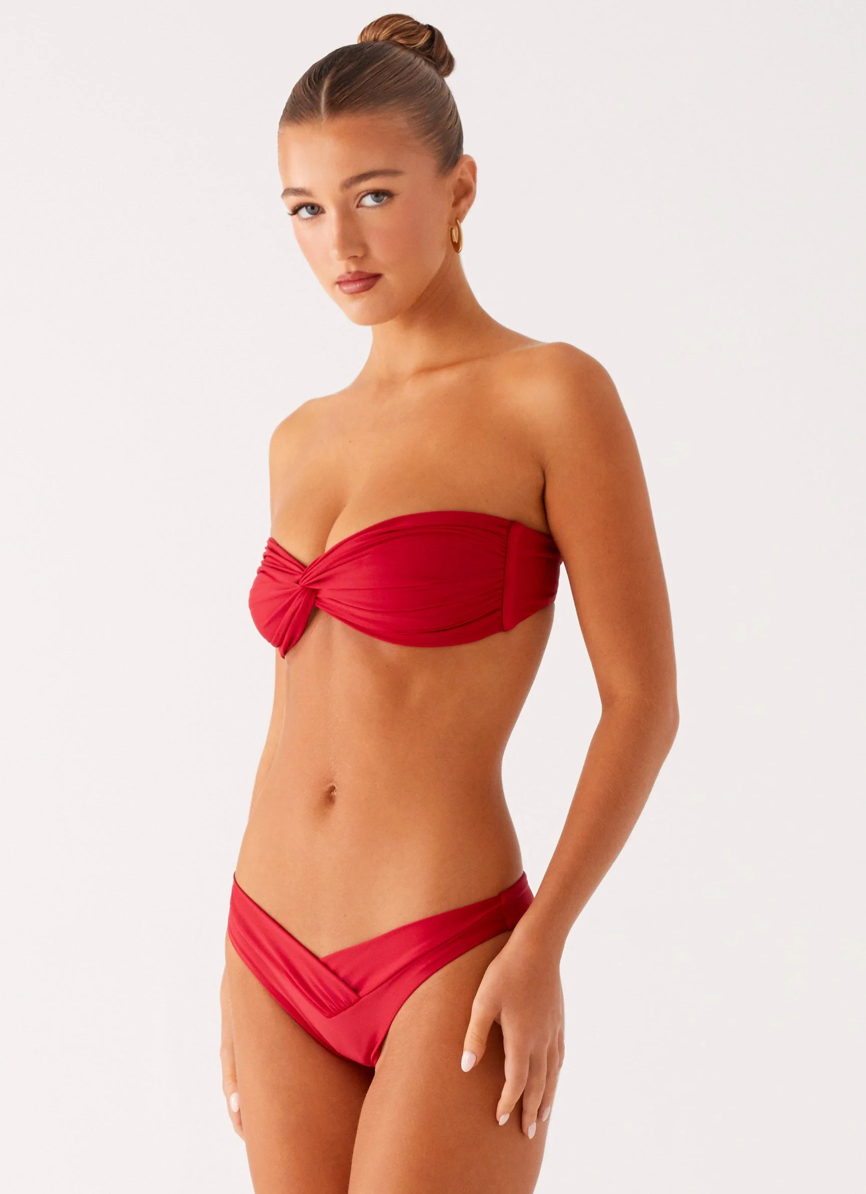 Delta Bikini Bottoms - Deep Red - Image 2