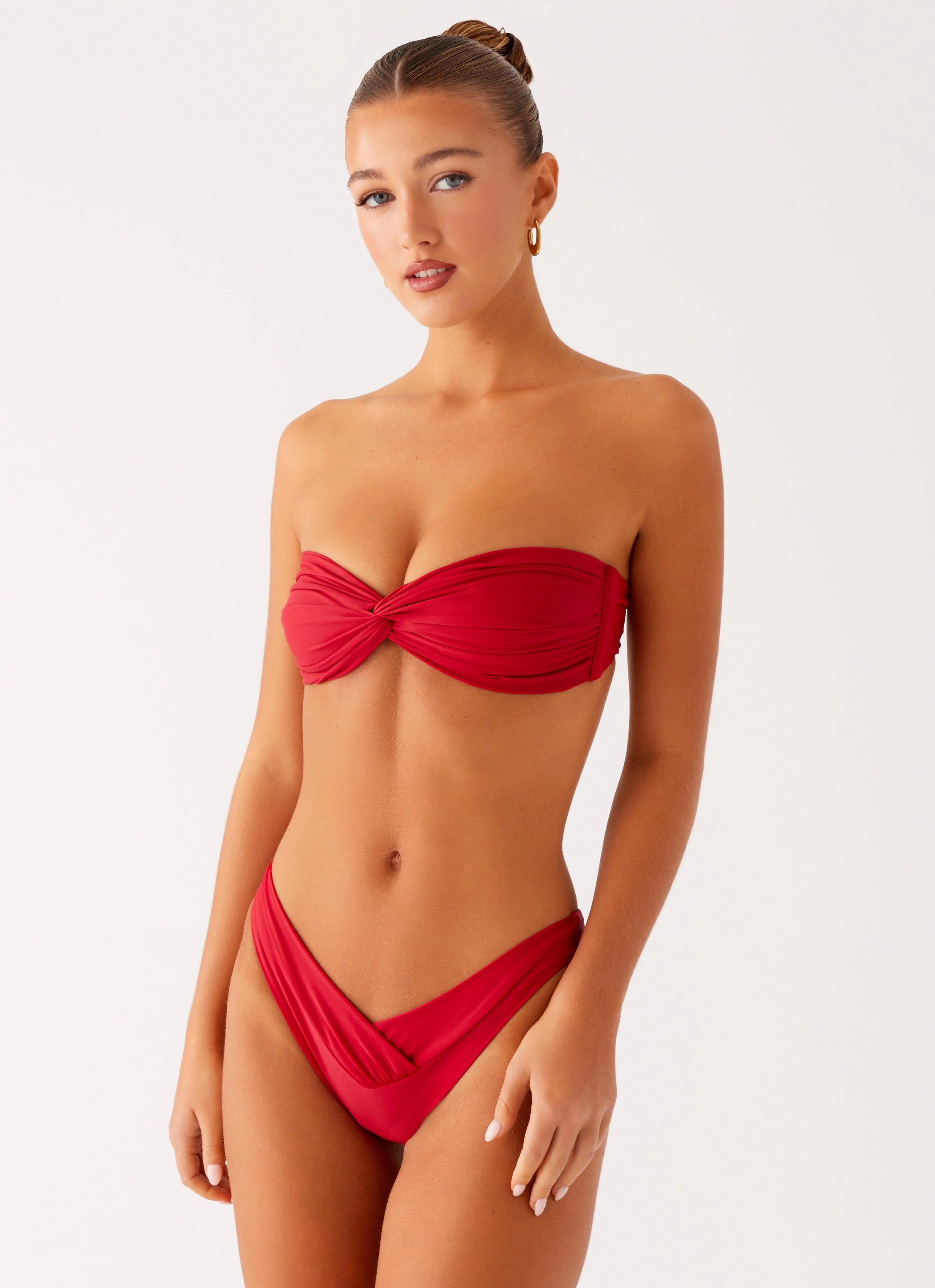 Delta Bikini Bottoms - Deep Red - Image 6