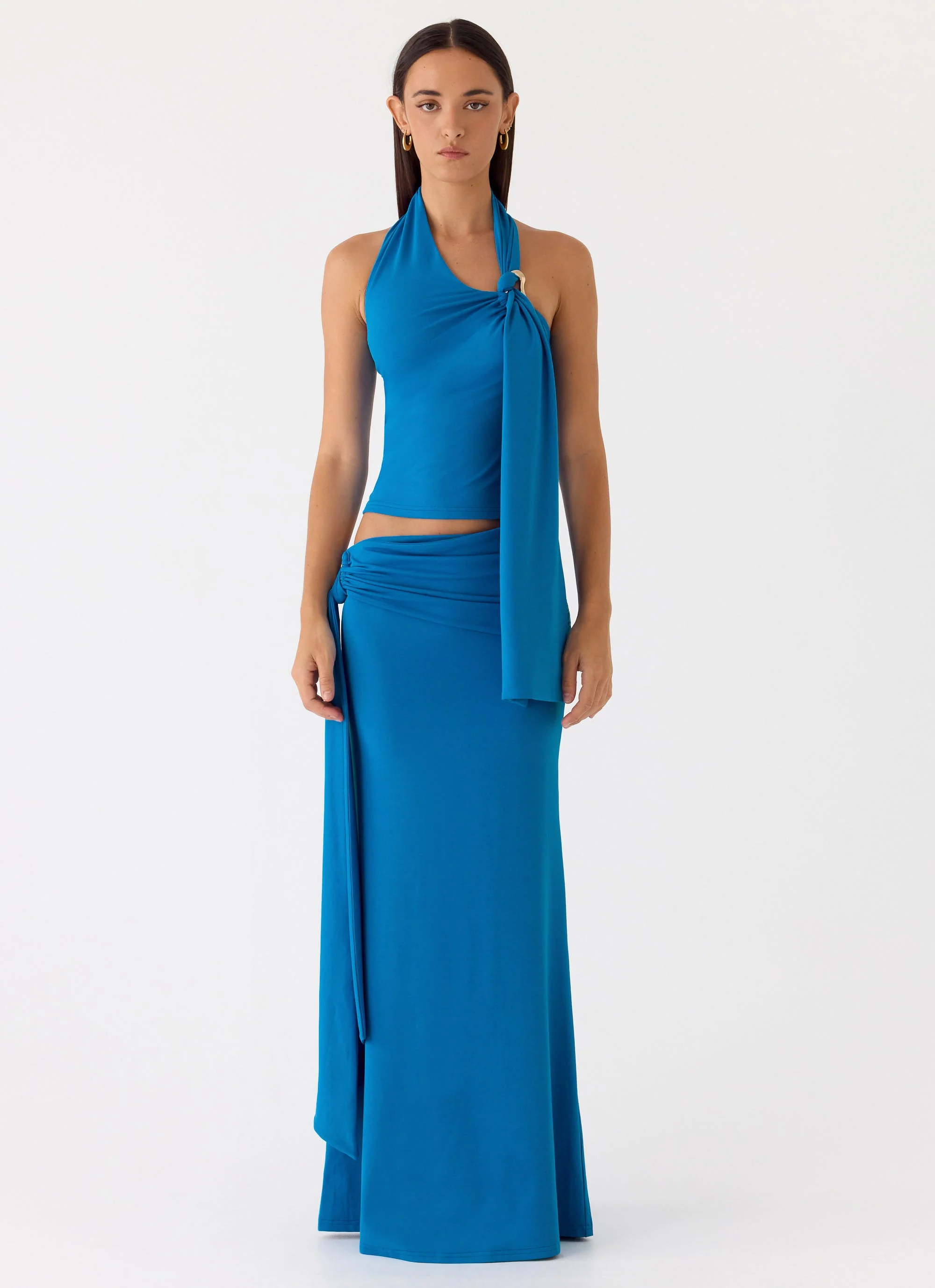Demiase Maxi Skirt - Royal Blue - Image 5