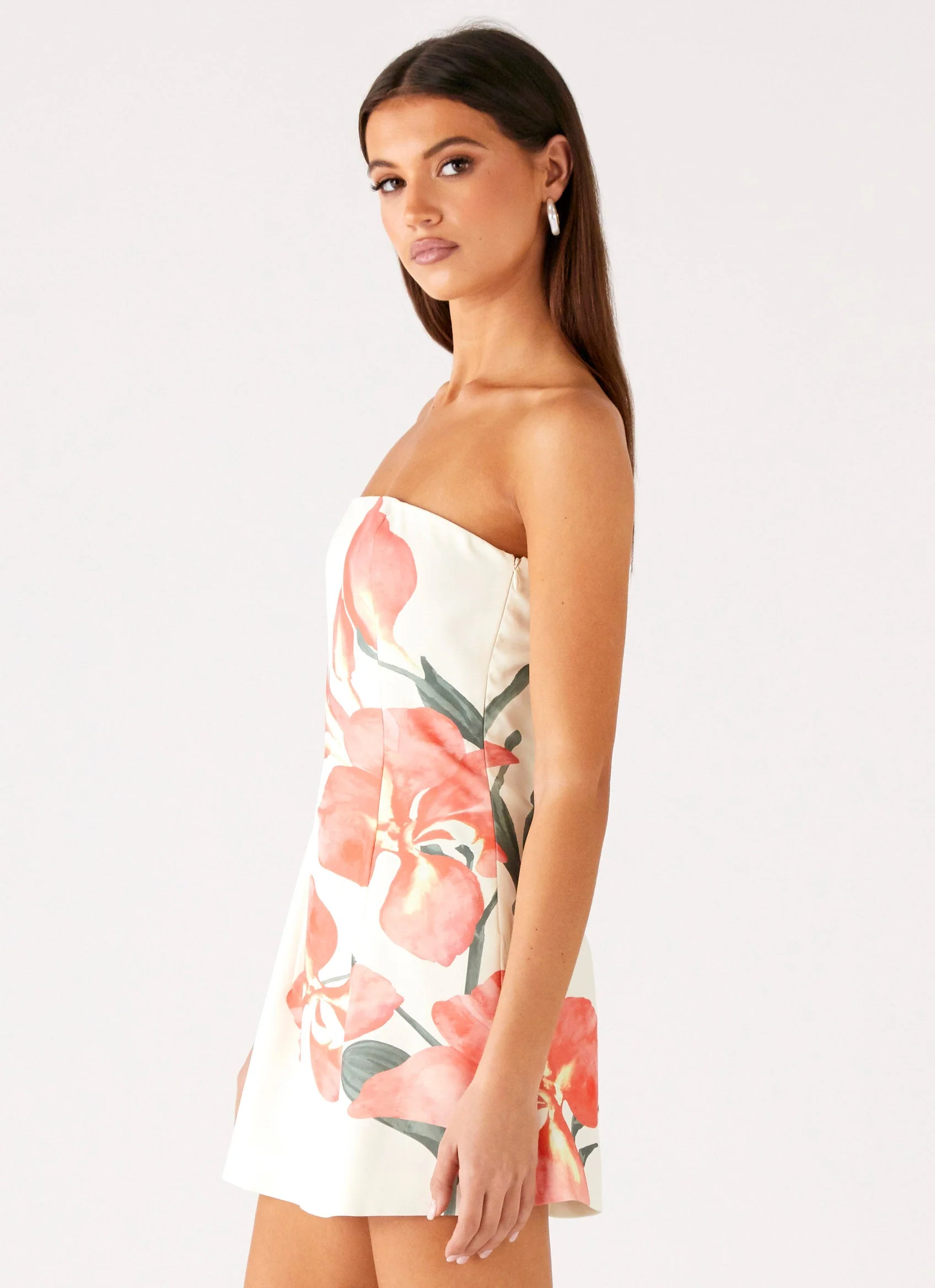 Denby Strapless Mini Dress - Siena Floral - Image 6