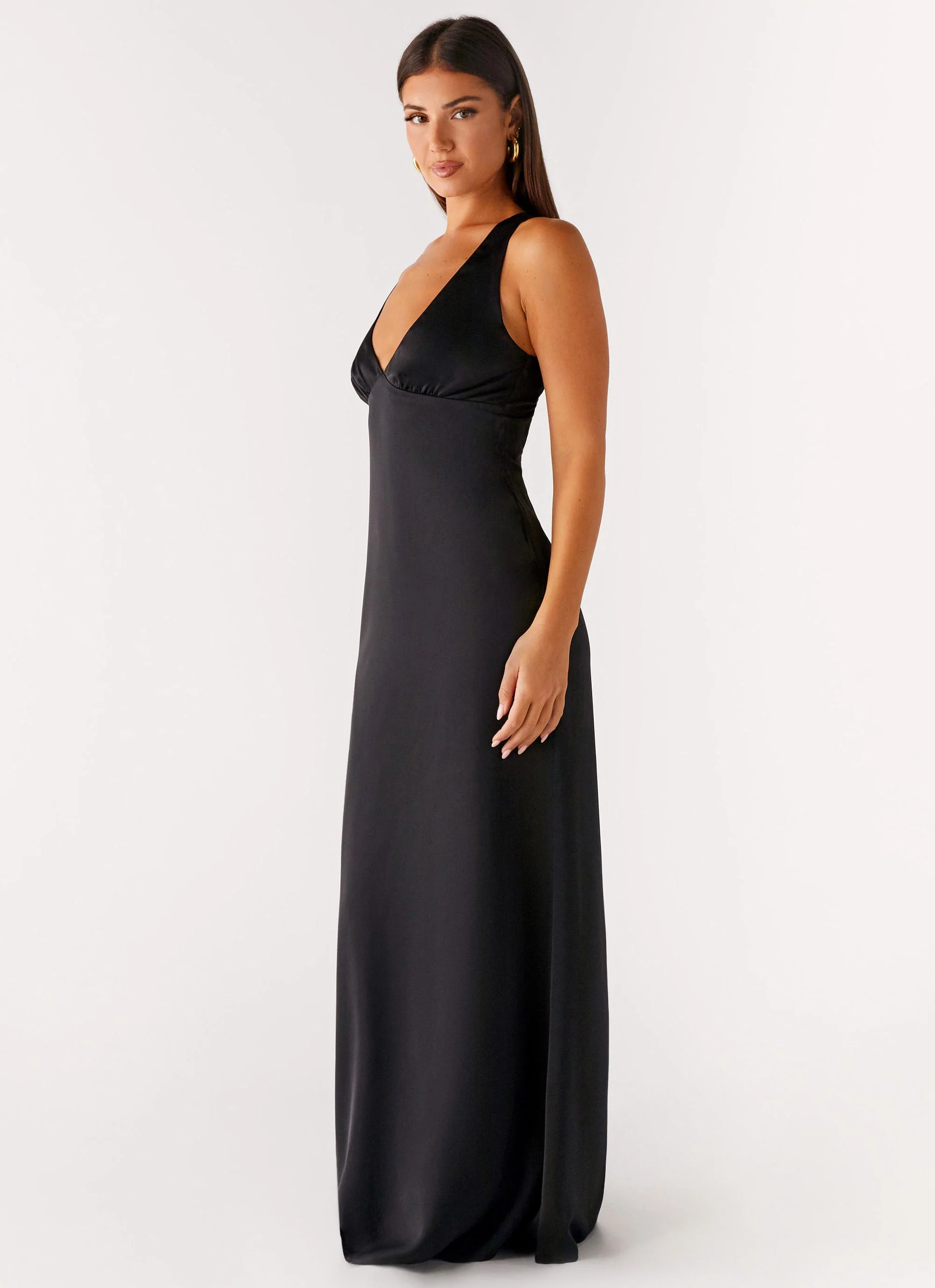 Desi Halterneck Maxi Dress - Black - Image 2
