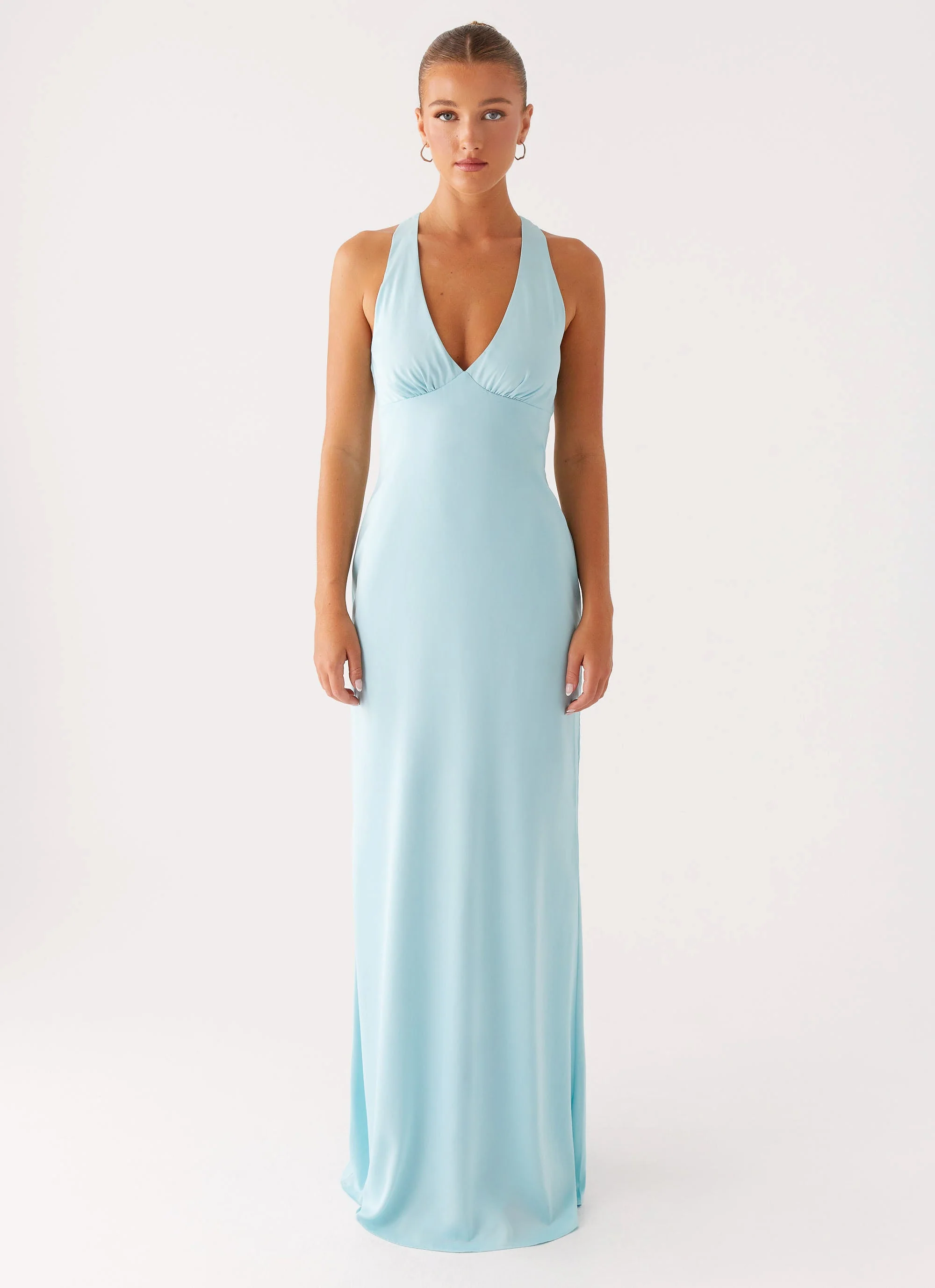 Desi Halterneck Maxi Dress - Mint - Image 2