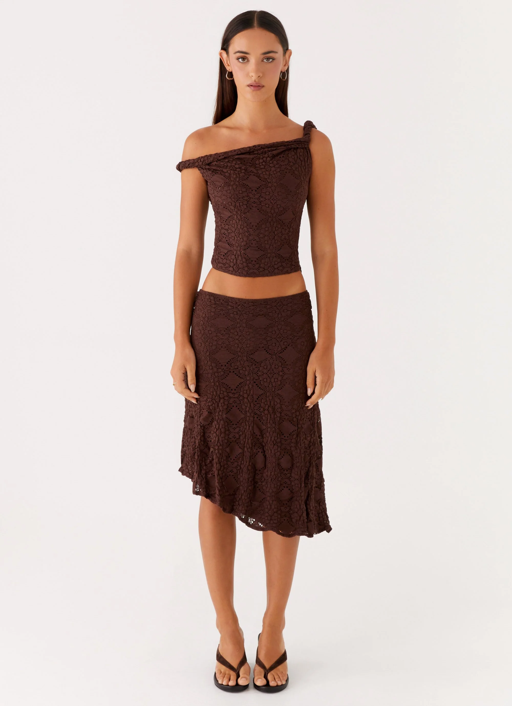 Diamond Sky Top - Chocolate - Image 2