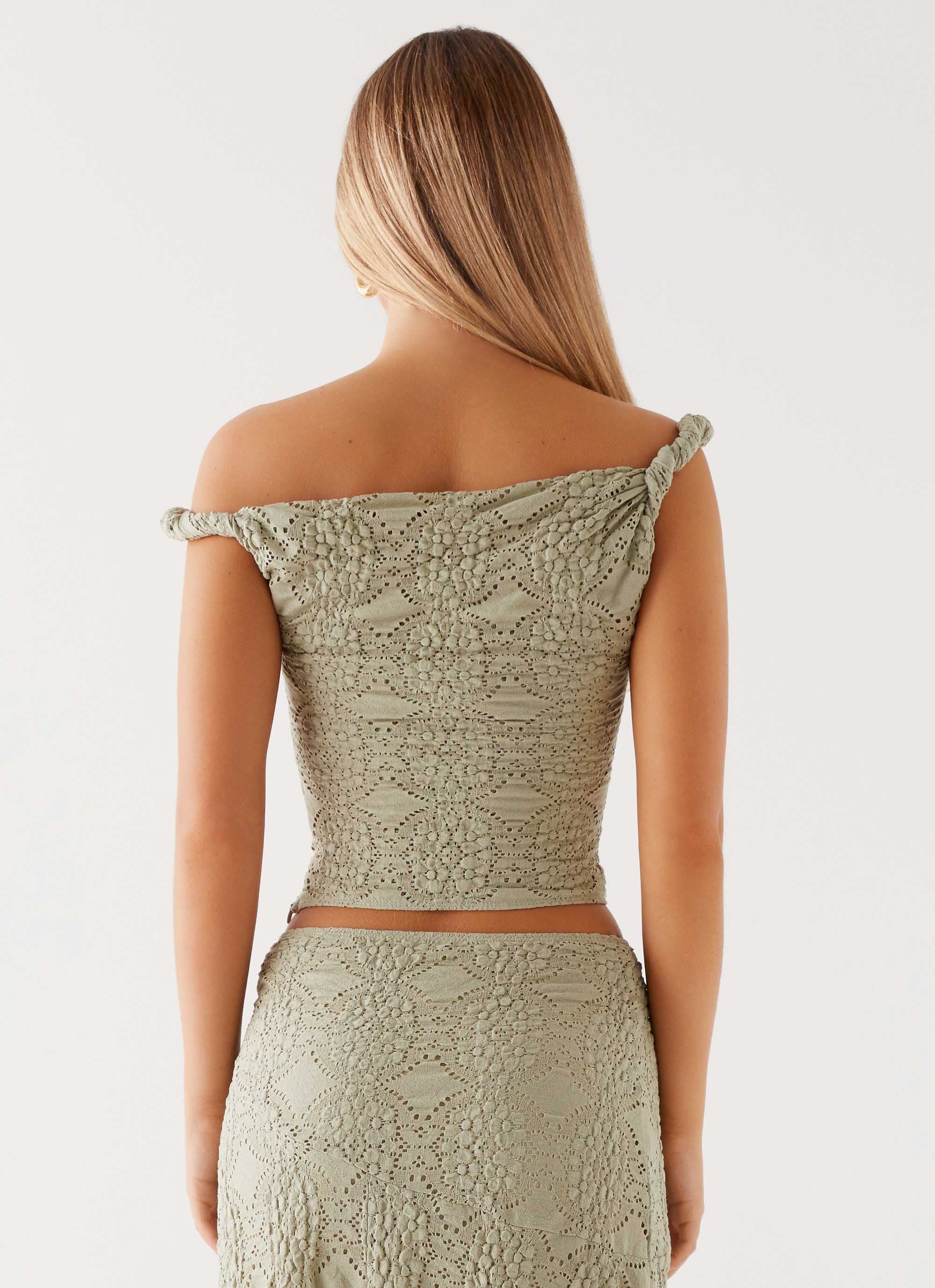 Diamond Sky Top - Sage - Image 4