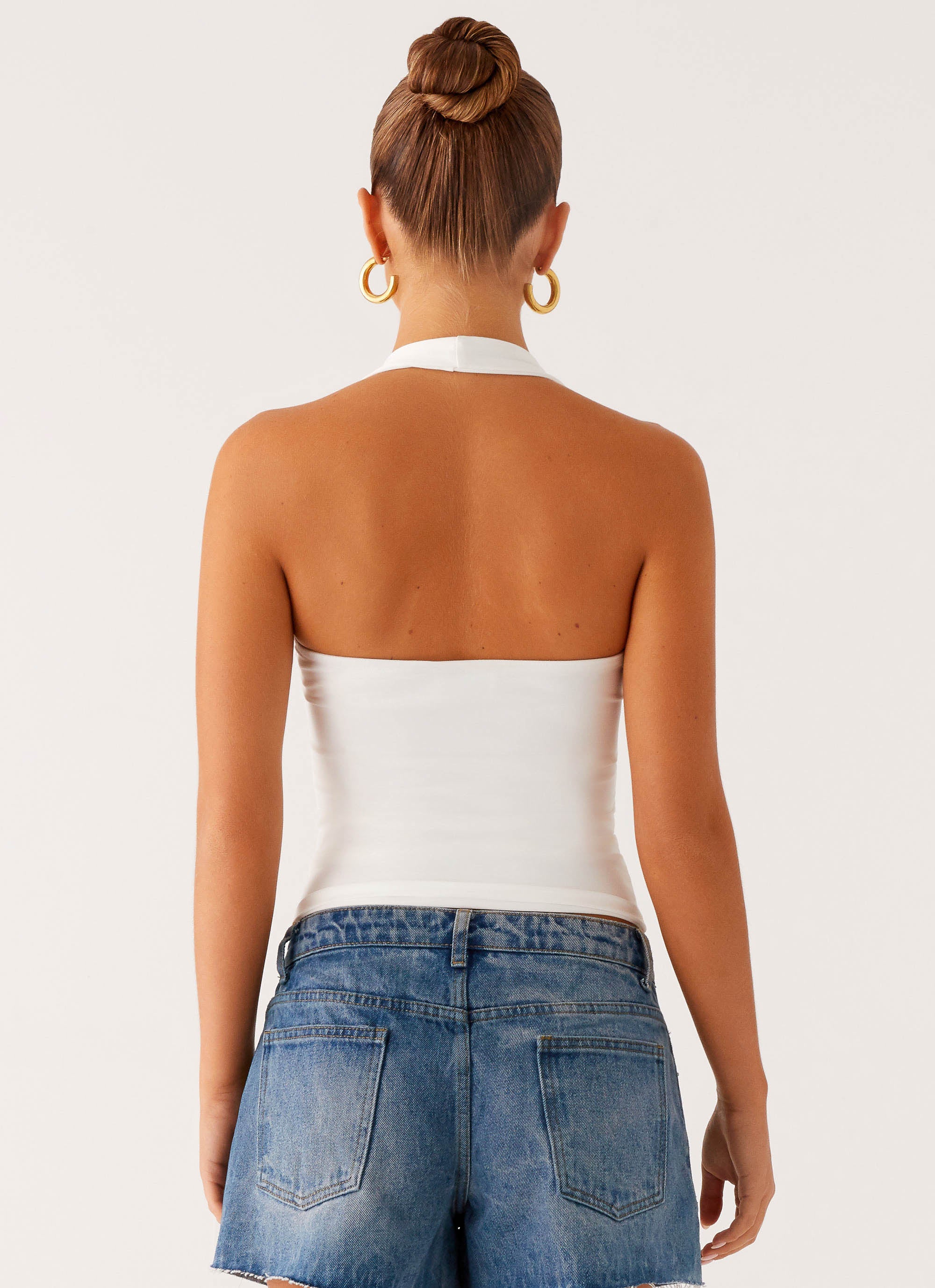 Diego Halter Top - Off White - Image 4