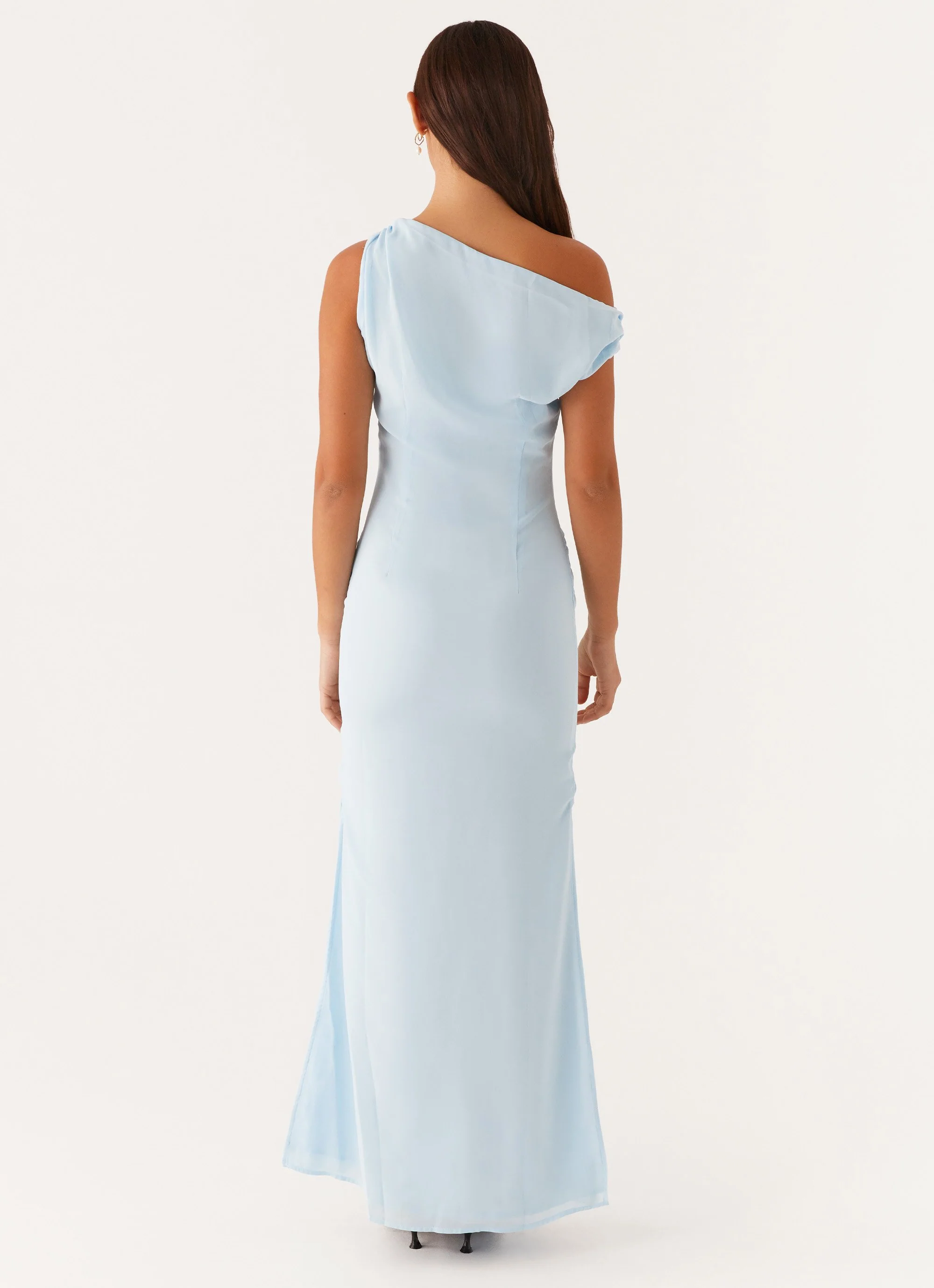 Dinner Date Maxi Dress - Blue - Image 4