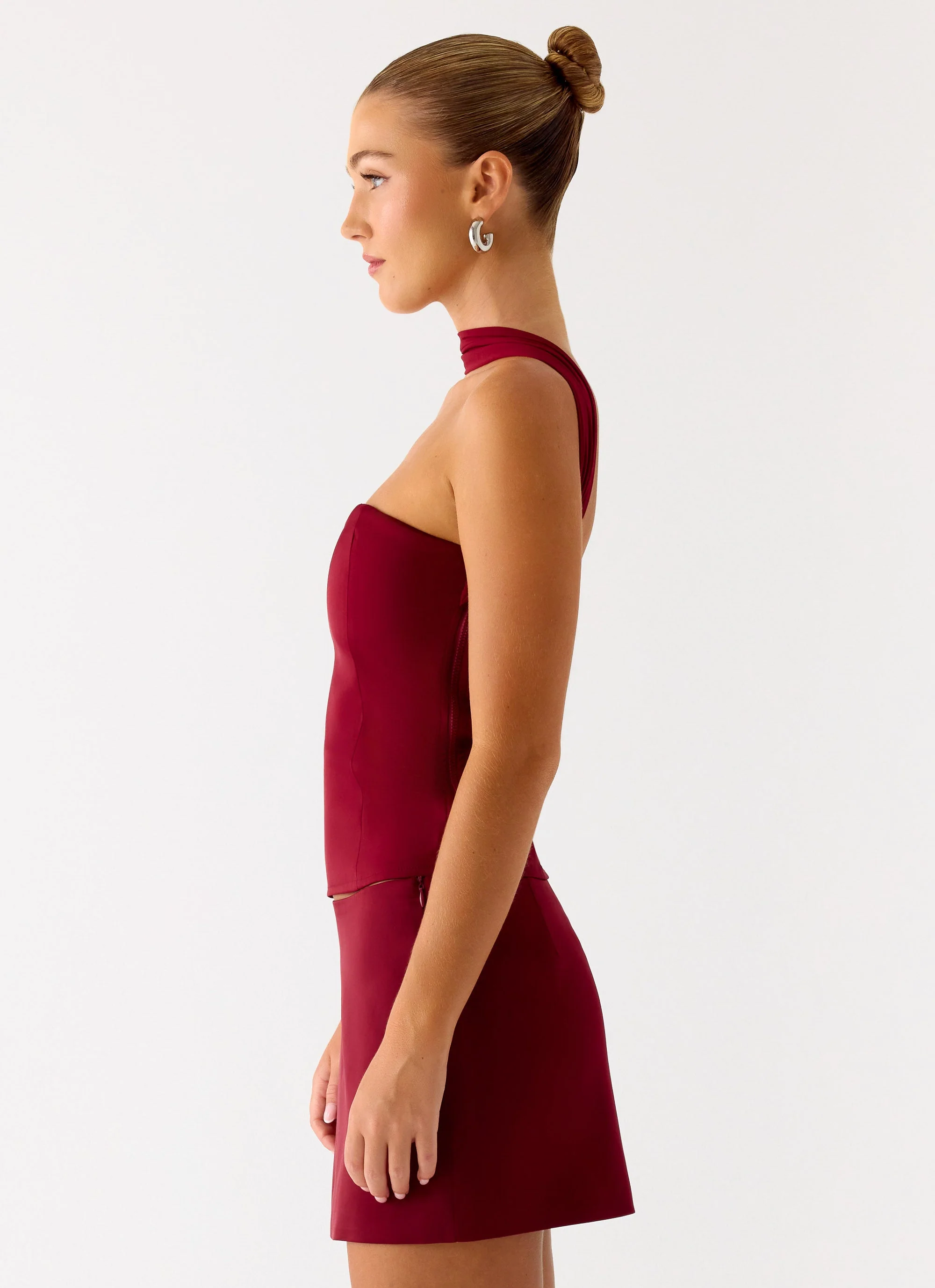 Do It Again Top - Dark Cherry - Image 4