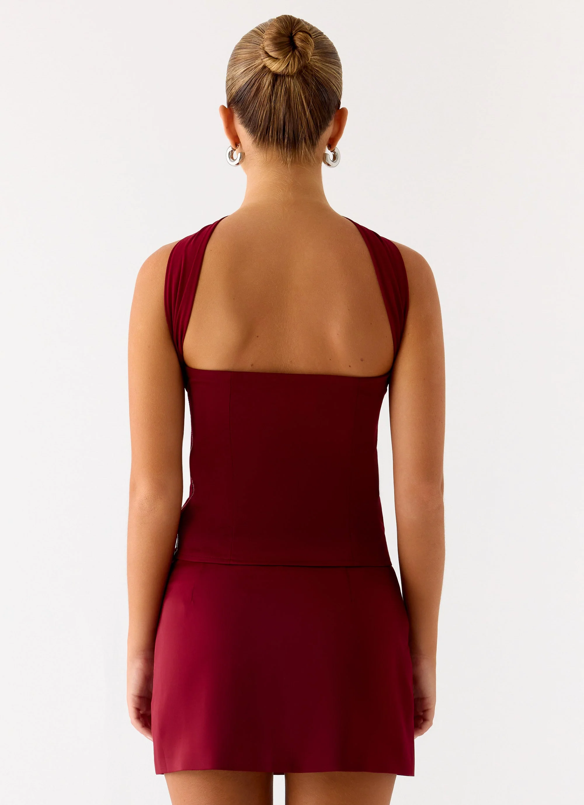 Do It Again Top - Dark Cherry - Image 5