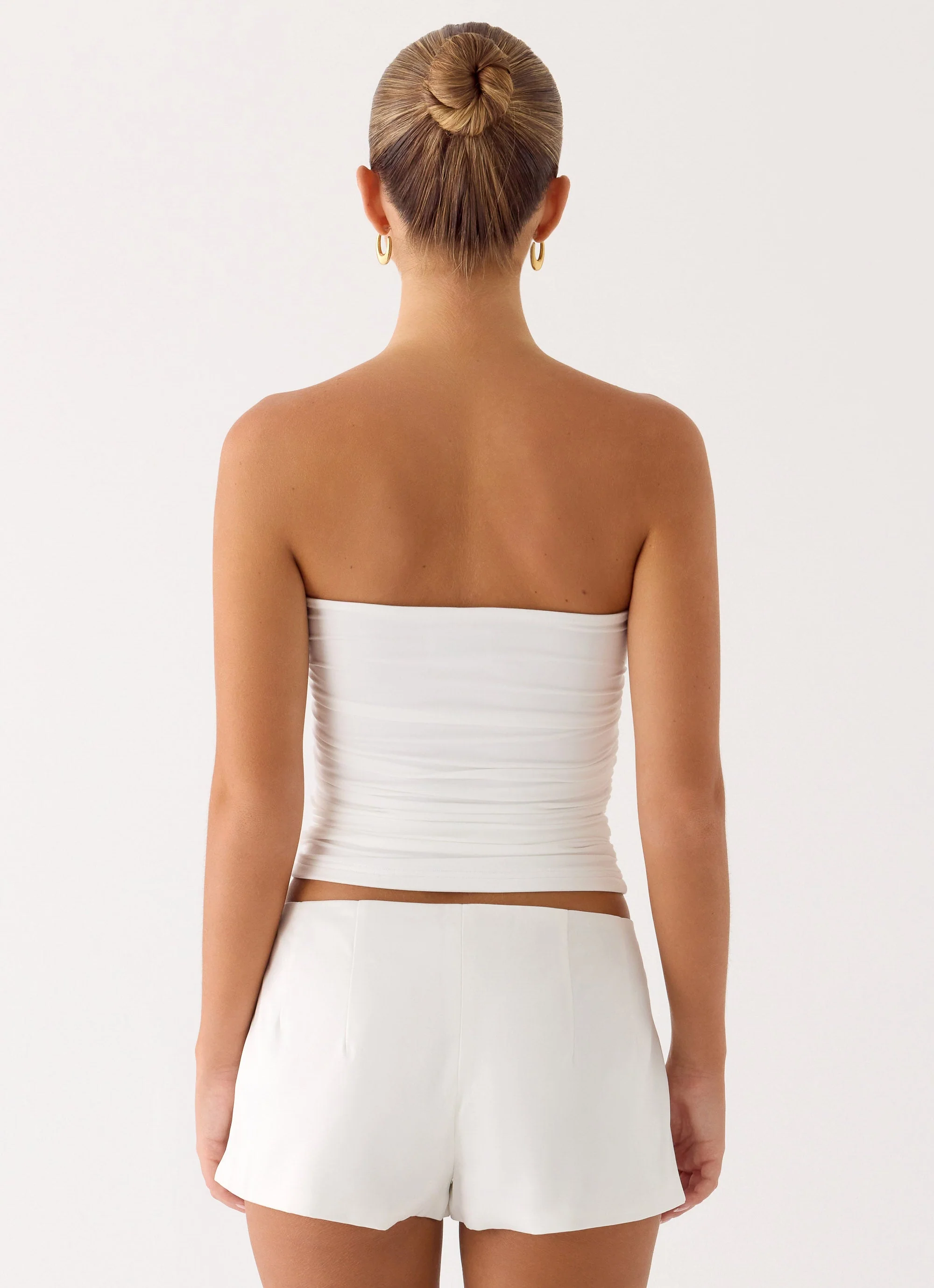 Doja Strapless Top - White - Image 4