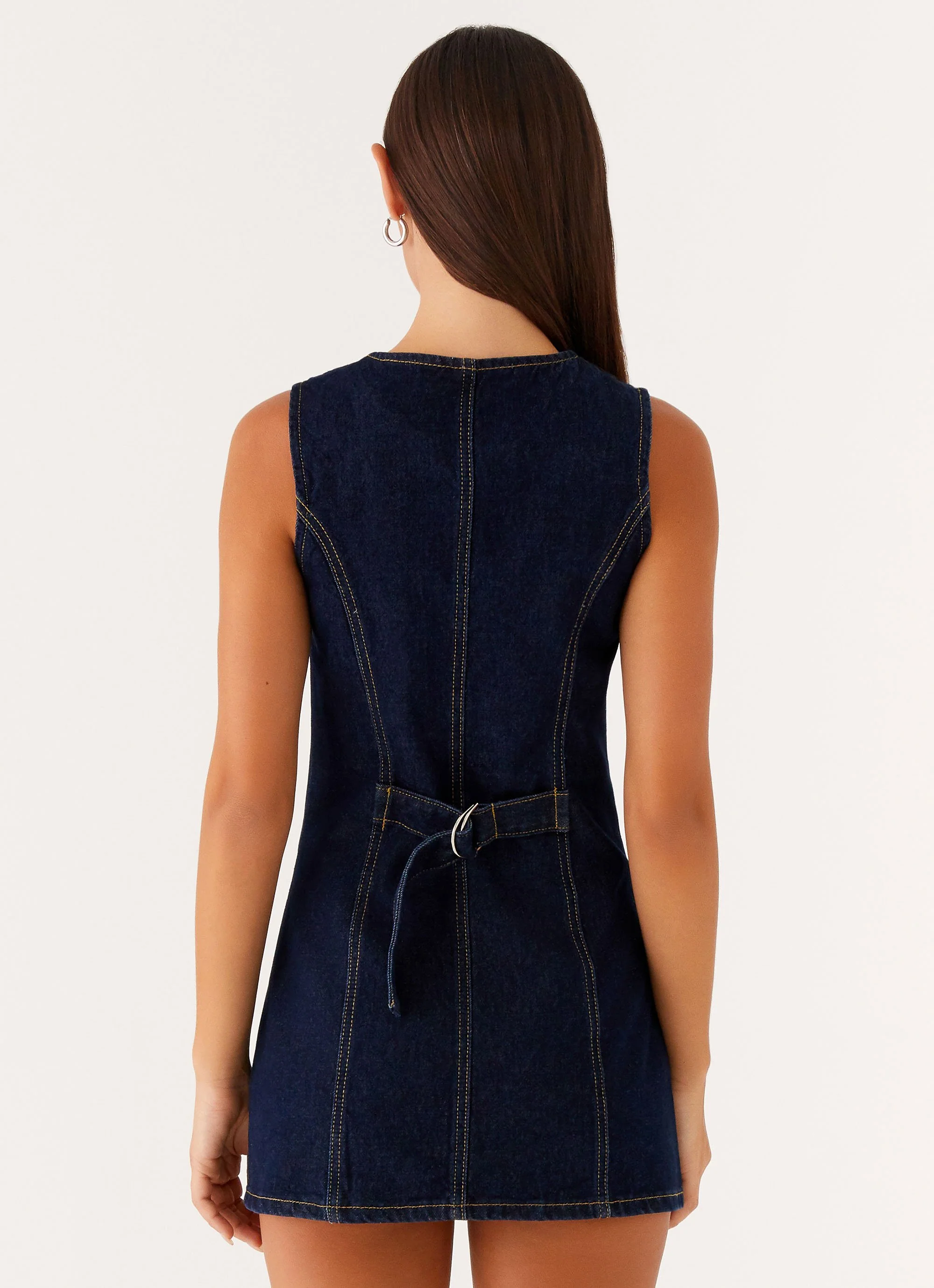 Dolton Mini Dress - Indigo - Image 4