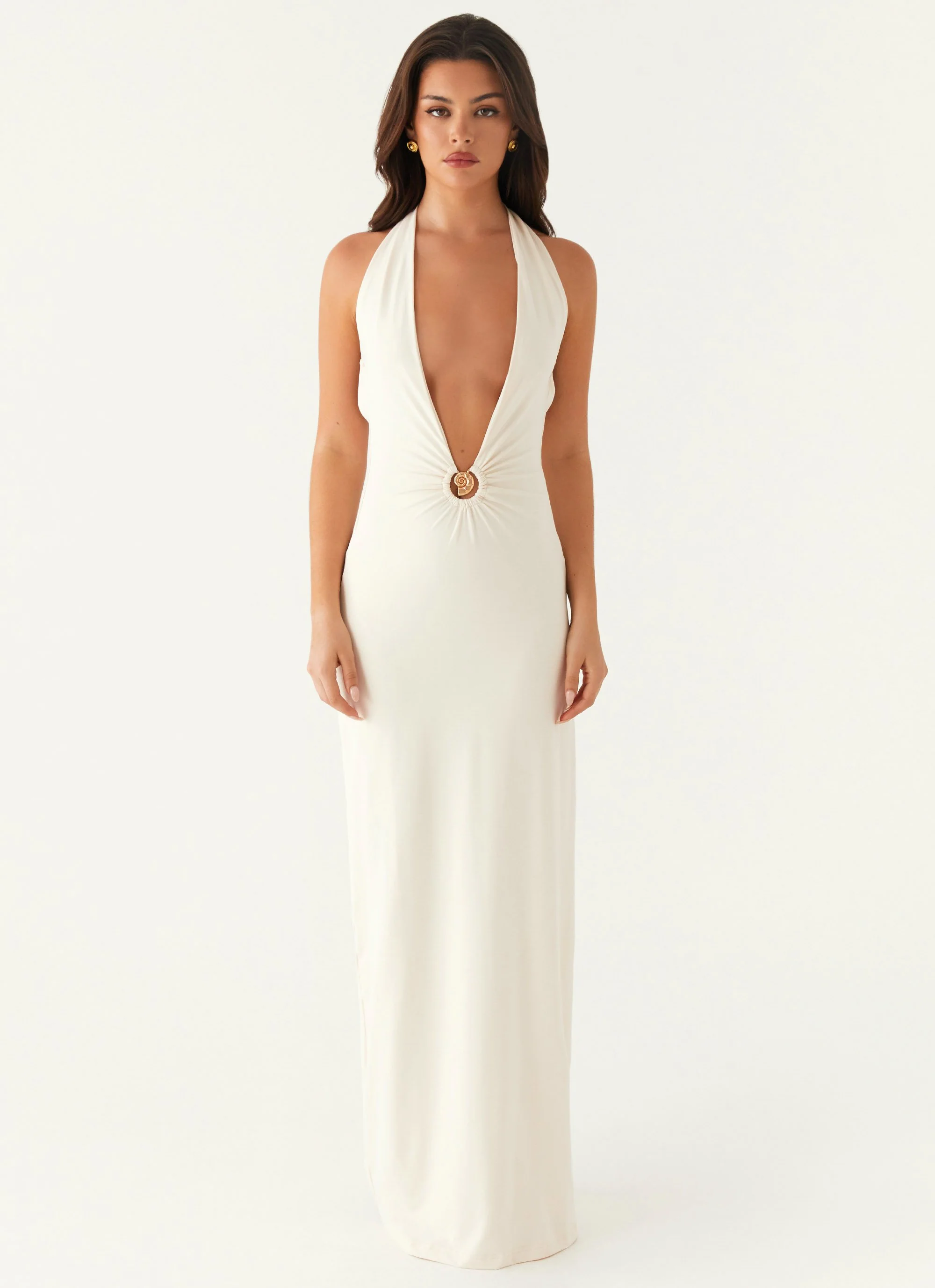 Dominica Maxi Dress - Ivory - Image 2