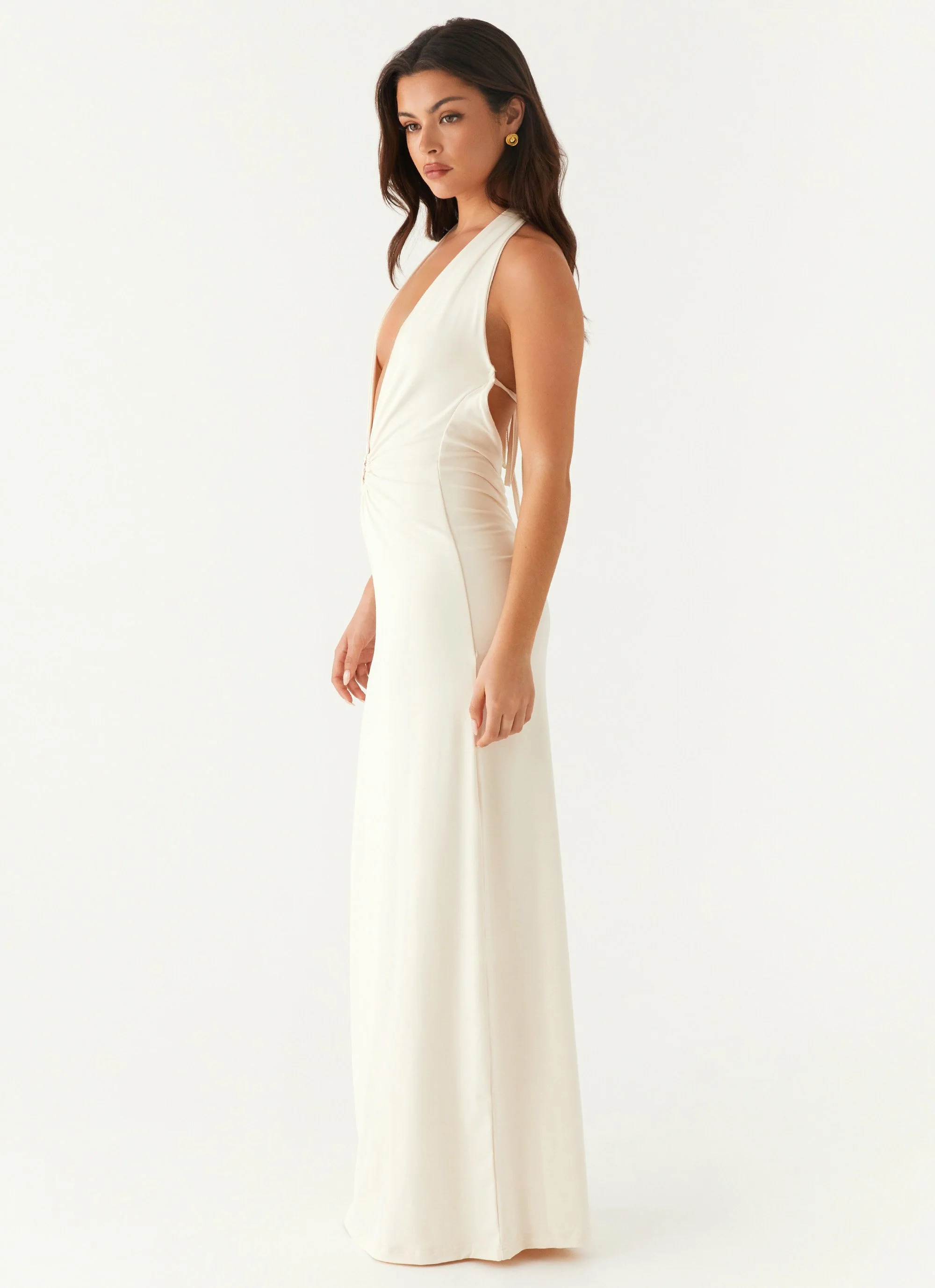 Dominica Maxi Dress - Ivory - Image 3