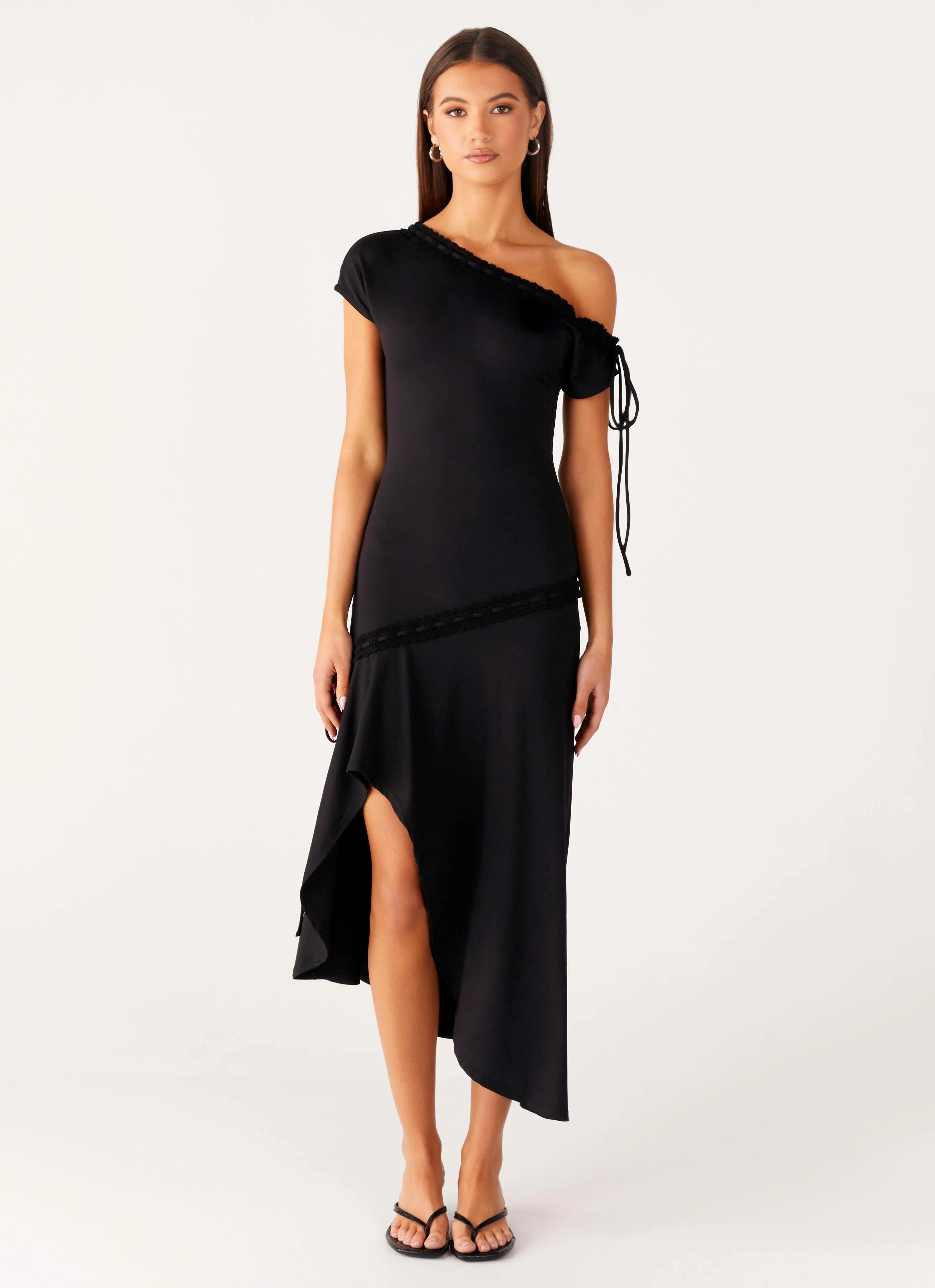 Downtown Midi Dress - Black - Image 2