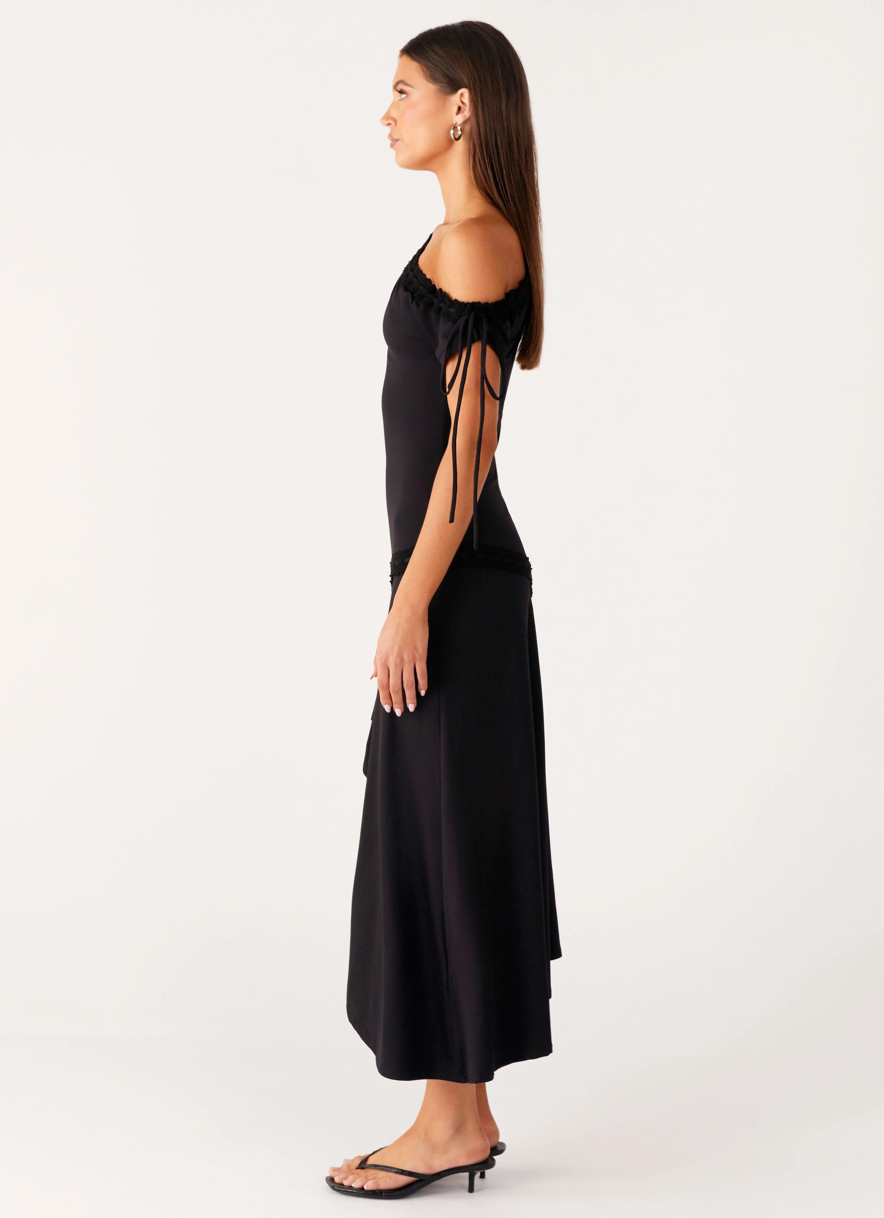 Downtown Midi Dress - Black - Image 3