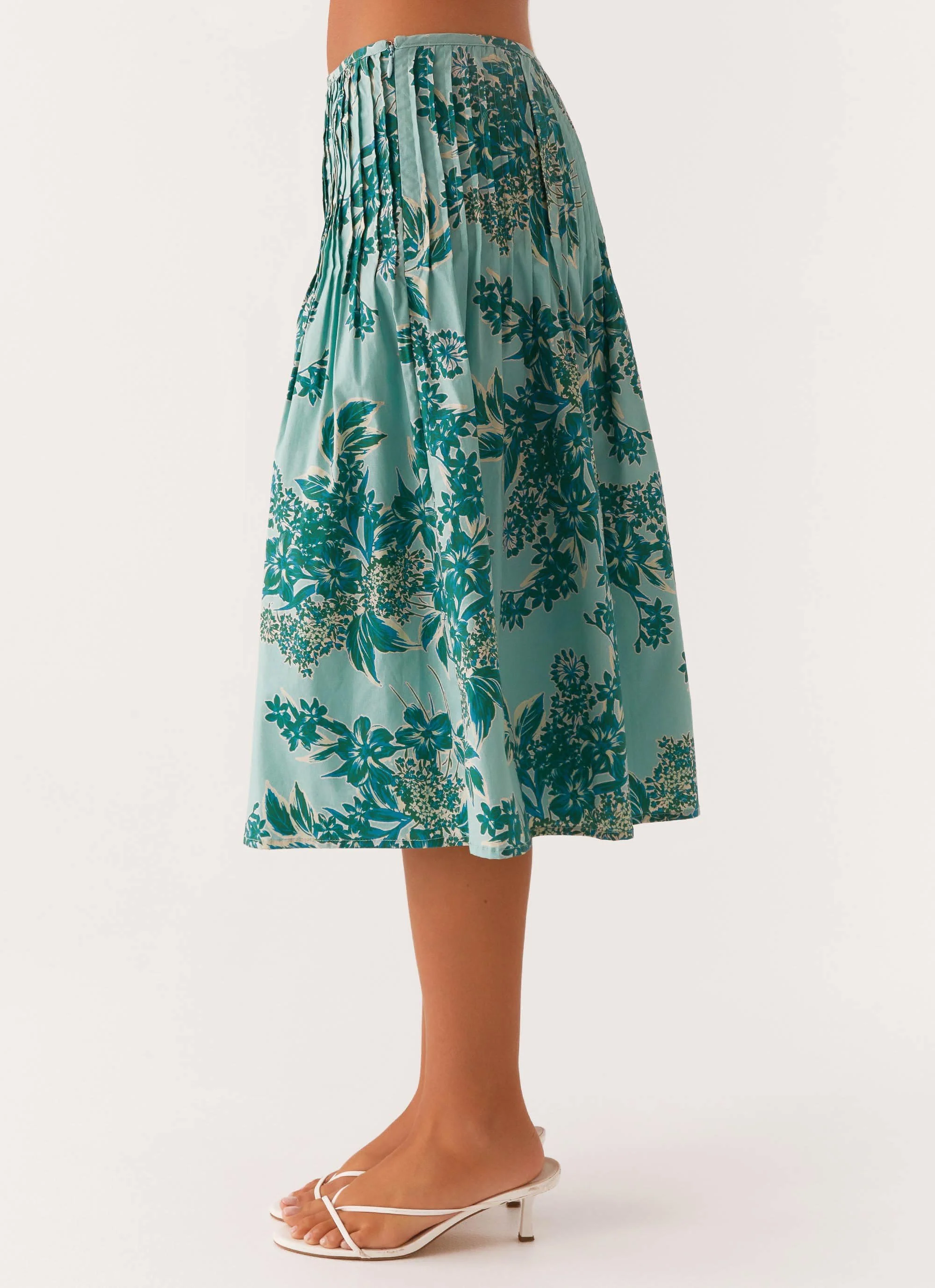 Dreamscape Midi Skirt - Cloud Nine Floral - Image 3