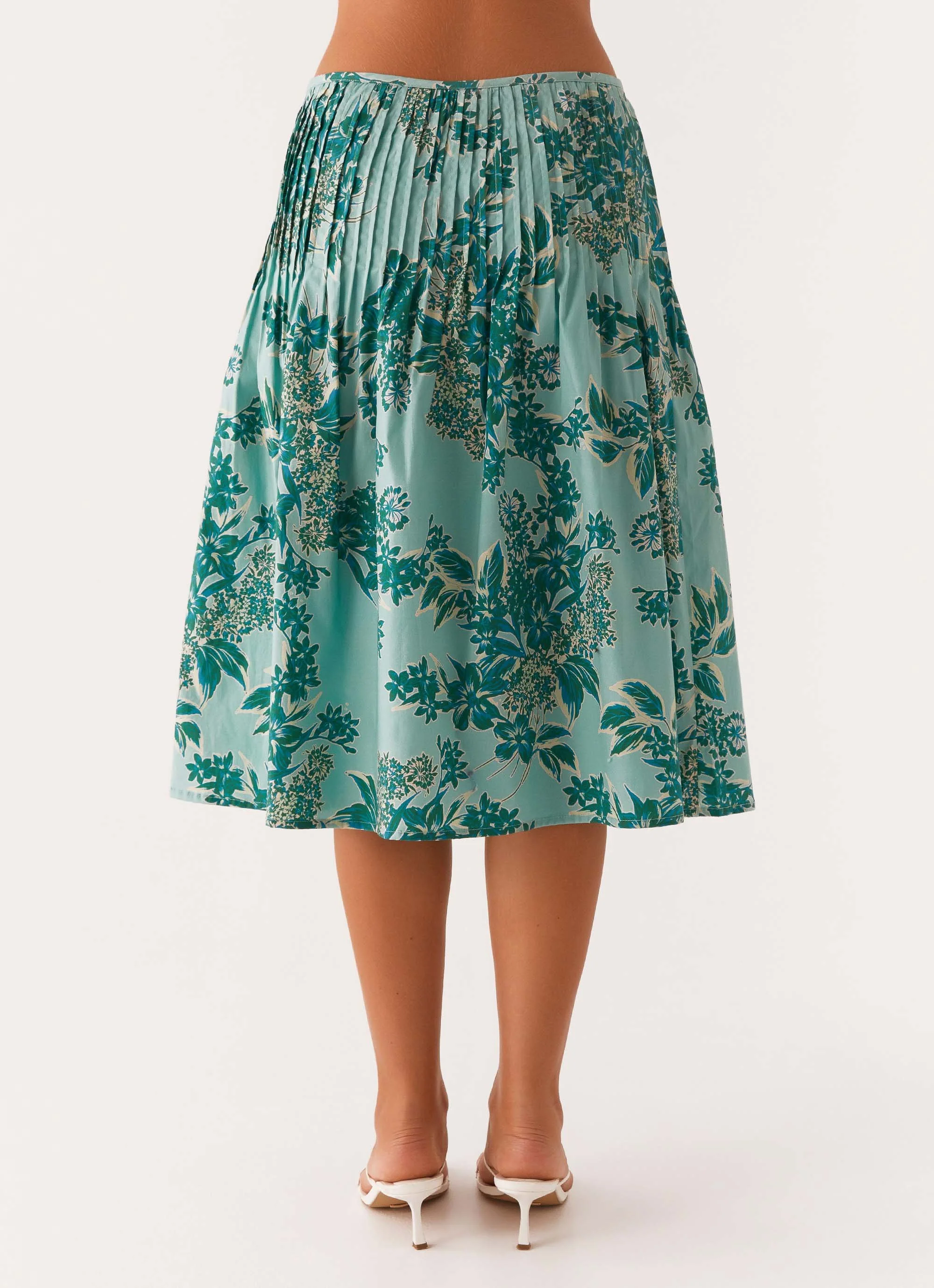 Dreamscape Midi Skirt - Cloud Nine Floral - Image 4