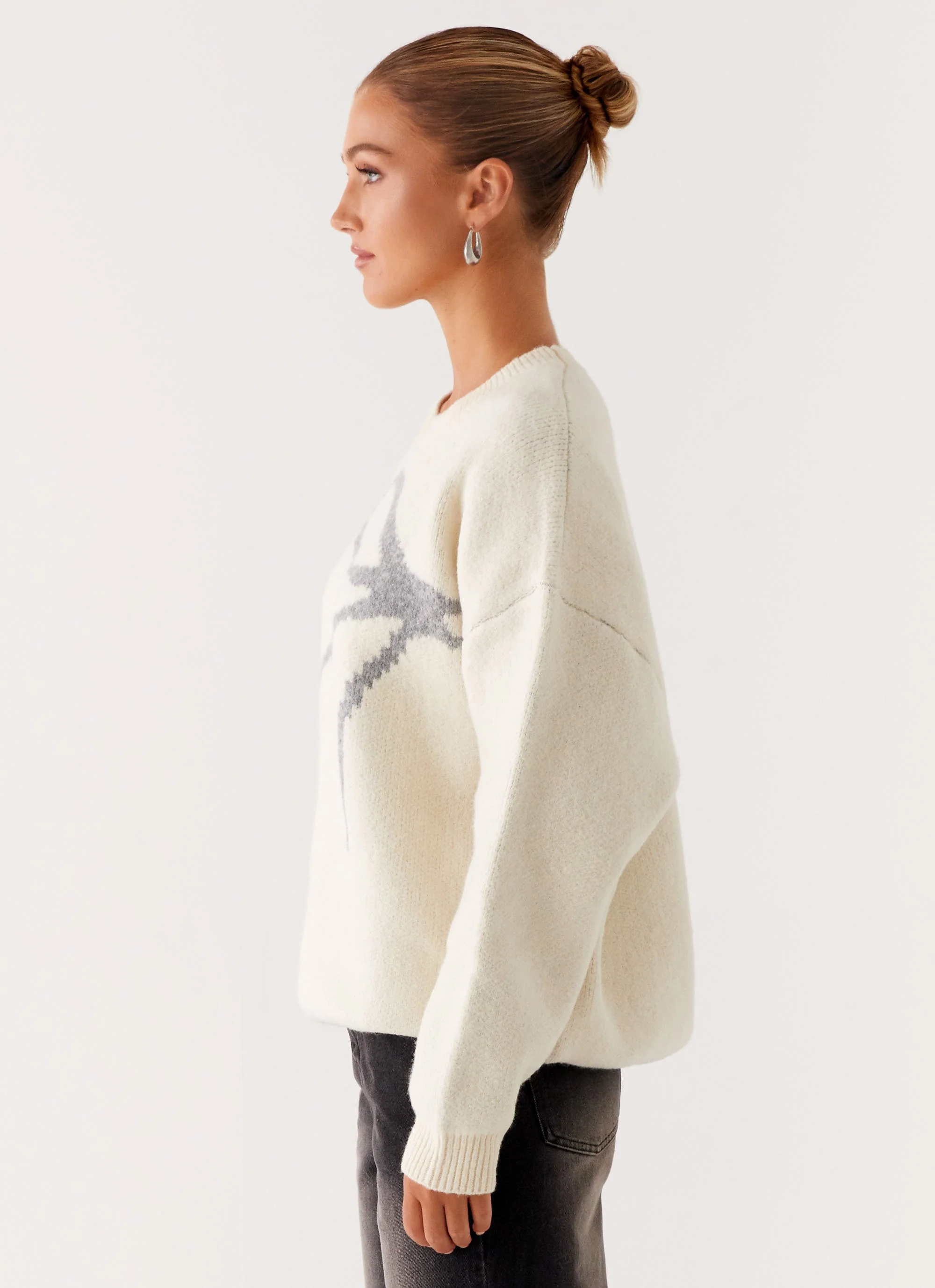 Dreamwood Knit Sweater - Ivory - Image 3