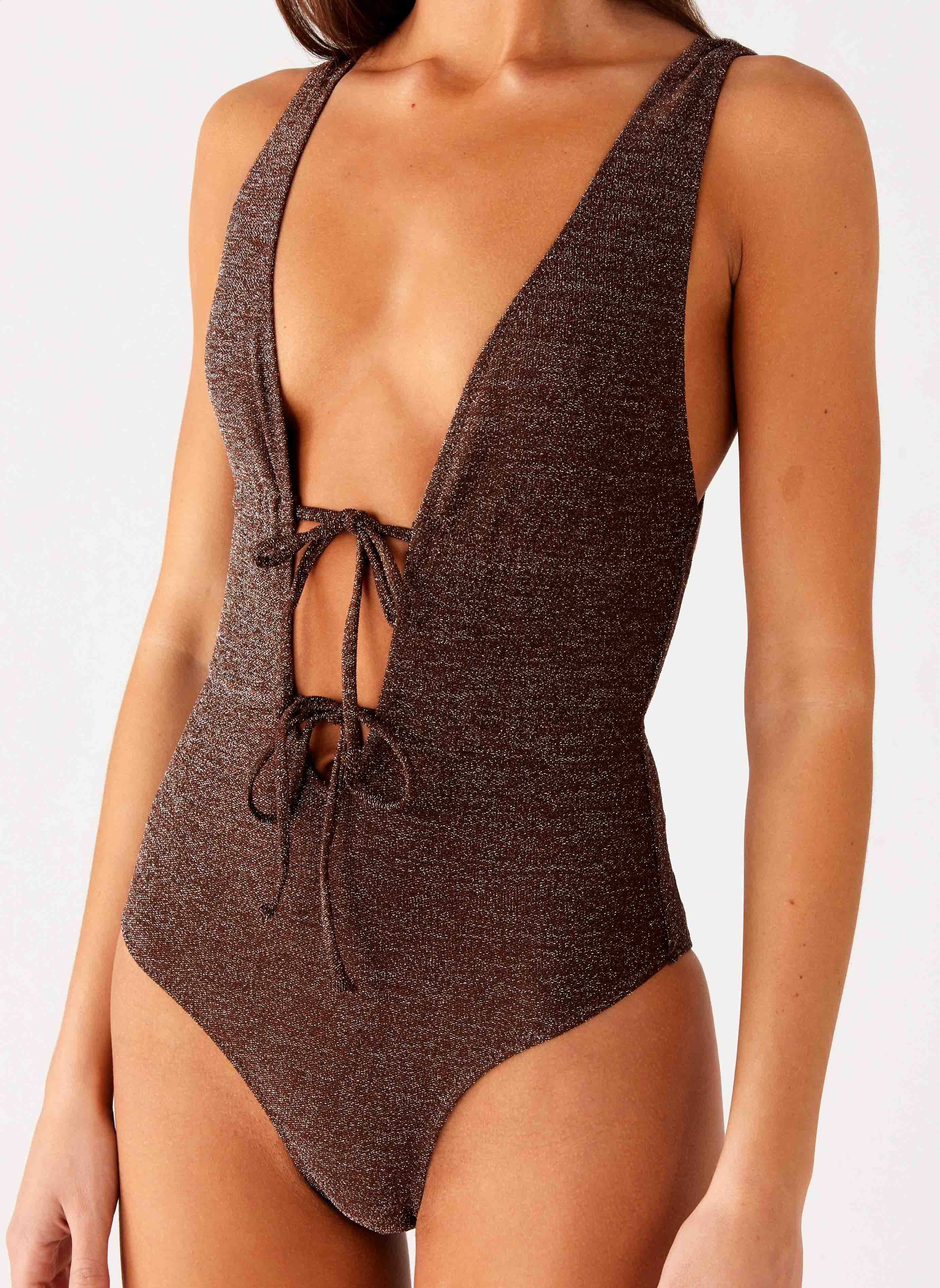 Drifter One Piece Swimsuit - Chocolate - Image 6