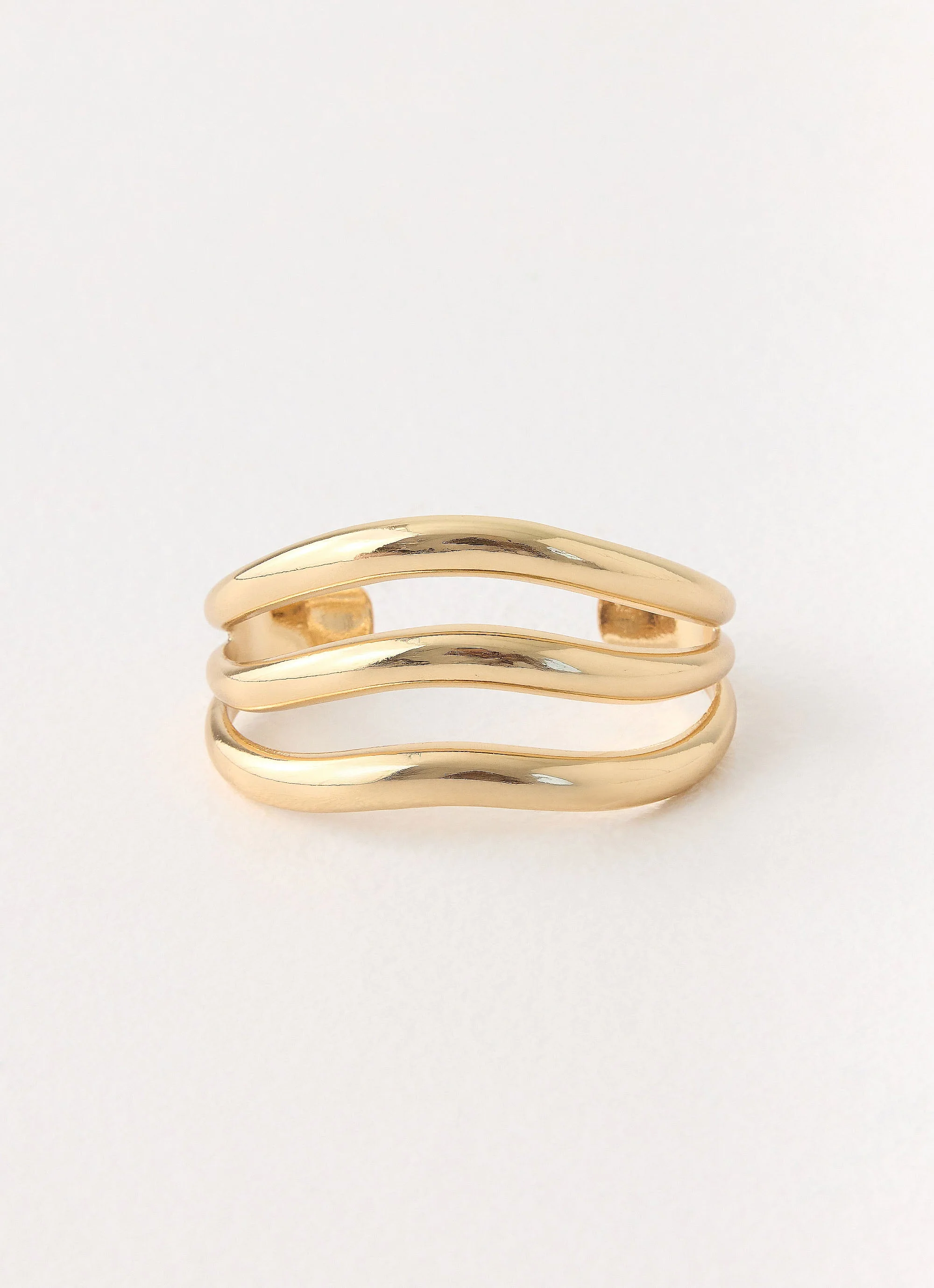 Edgewise Bracelet - Gold - Image 4