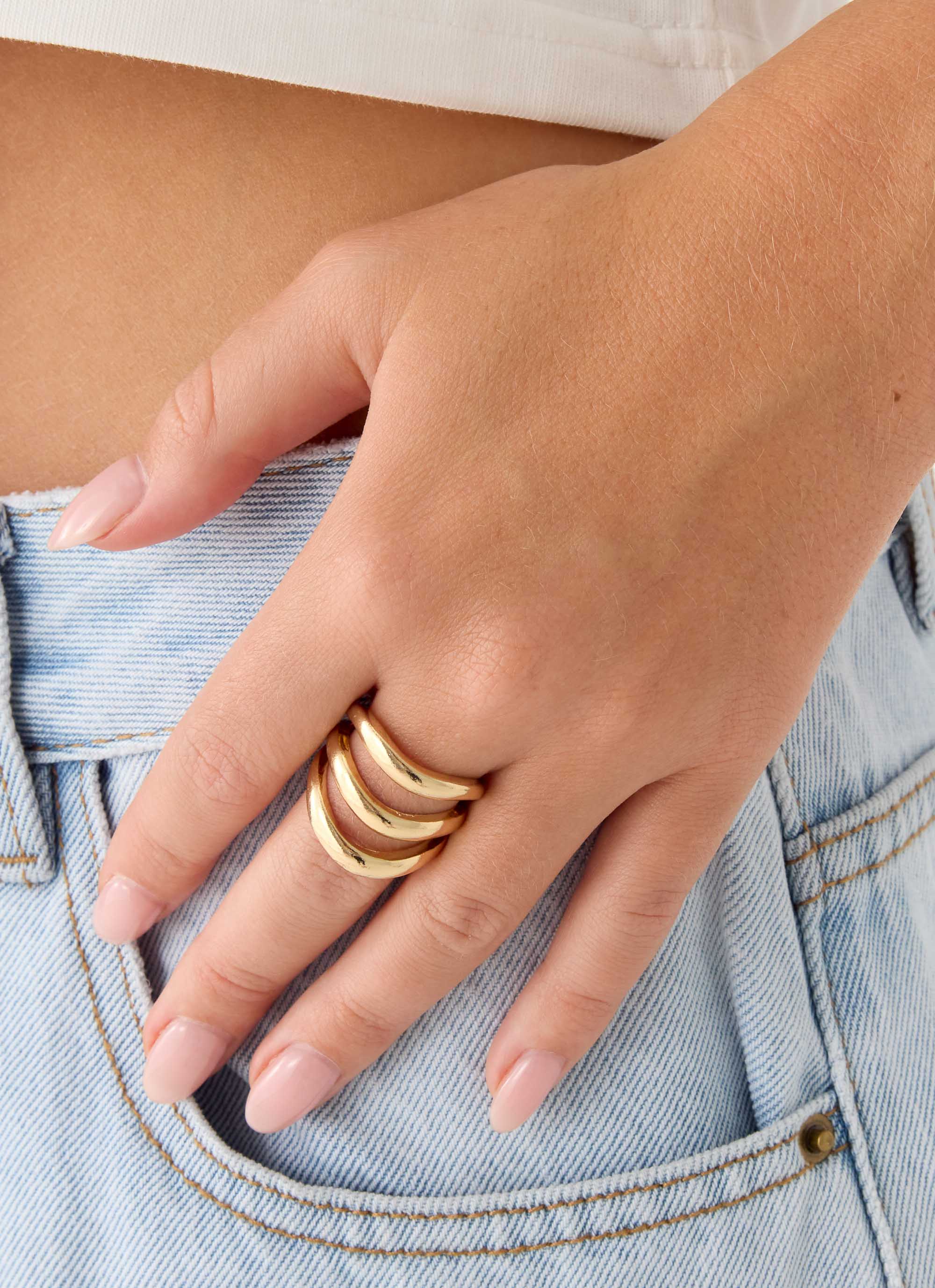 Edgewise Ring - Gold - Image 2