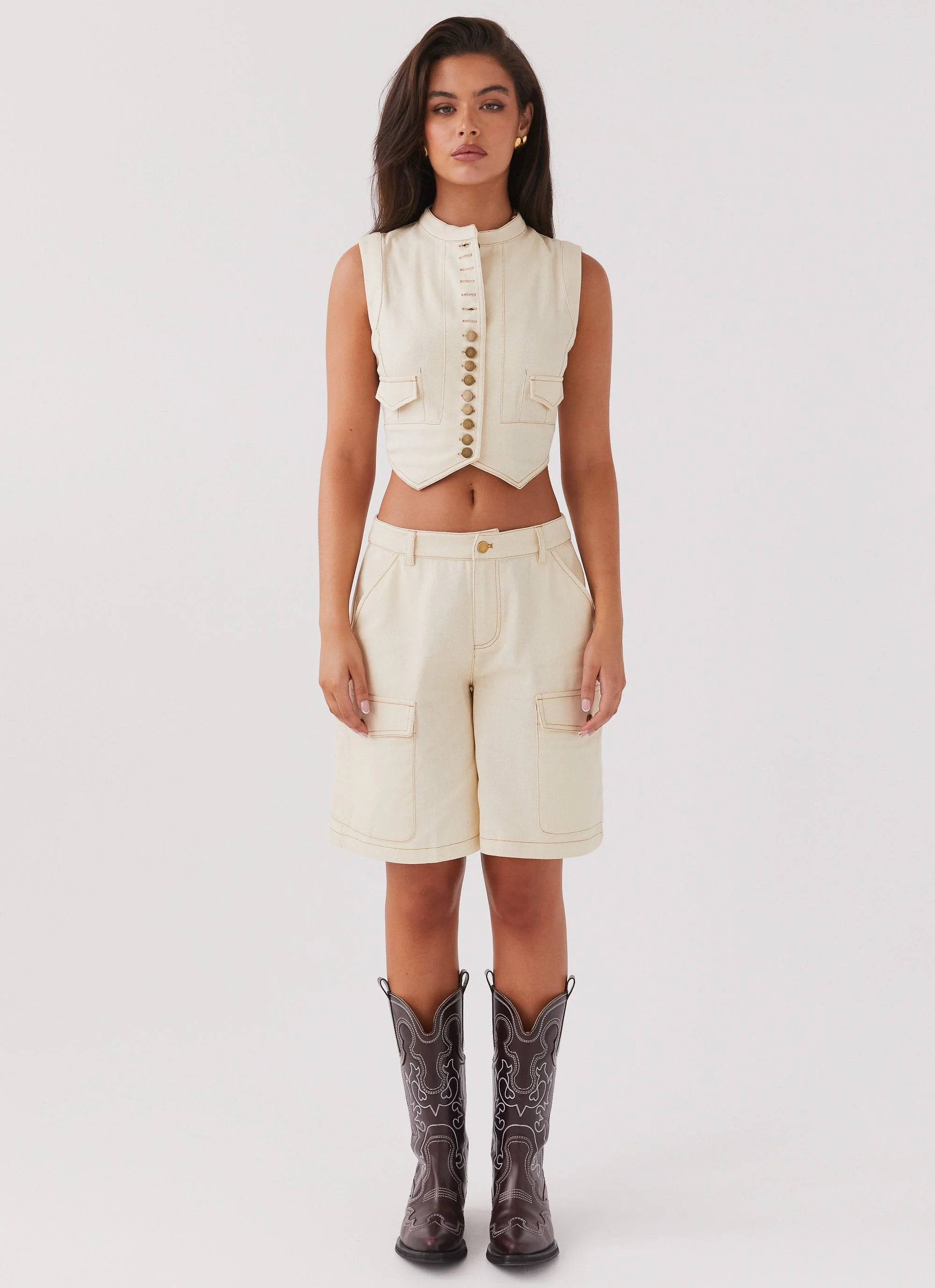 Edina Cargo Top - Antique - Image 4