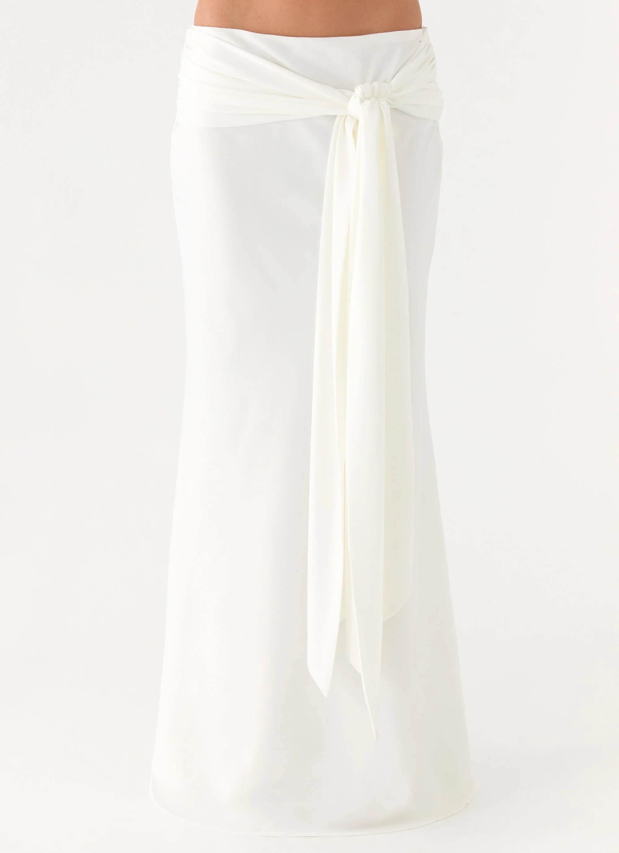 Eirlys Maxi Skirt - White - Image 4