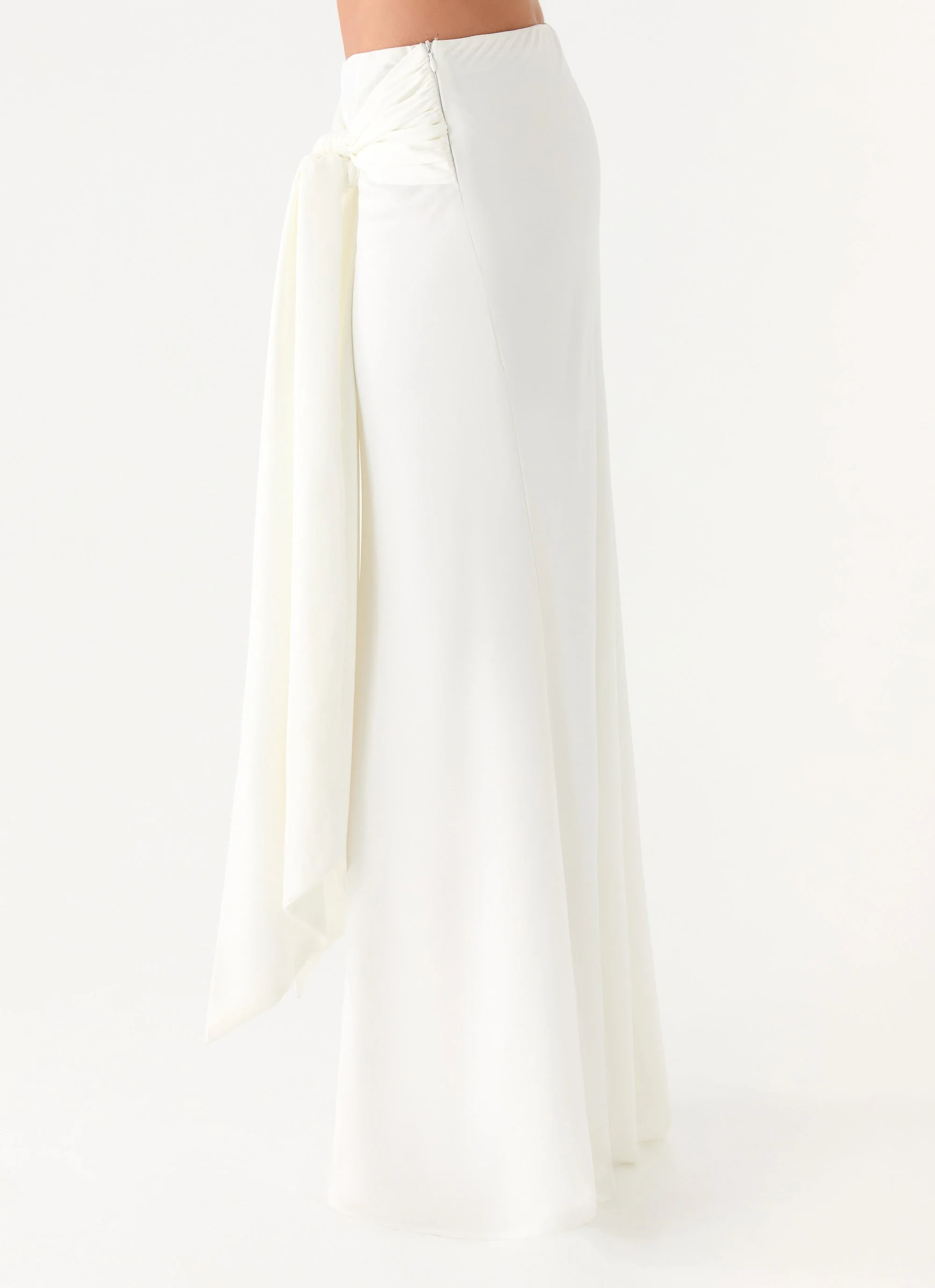 Eirlys Maxi Skirt - White - Image 5