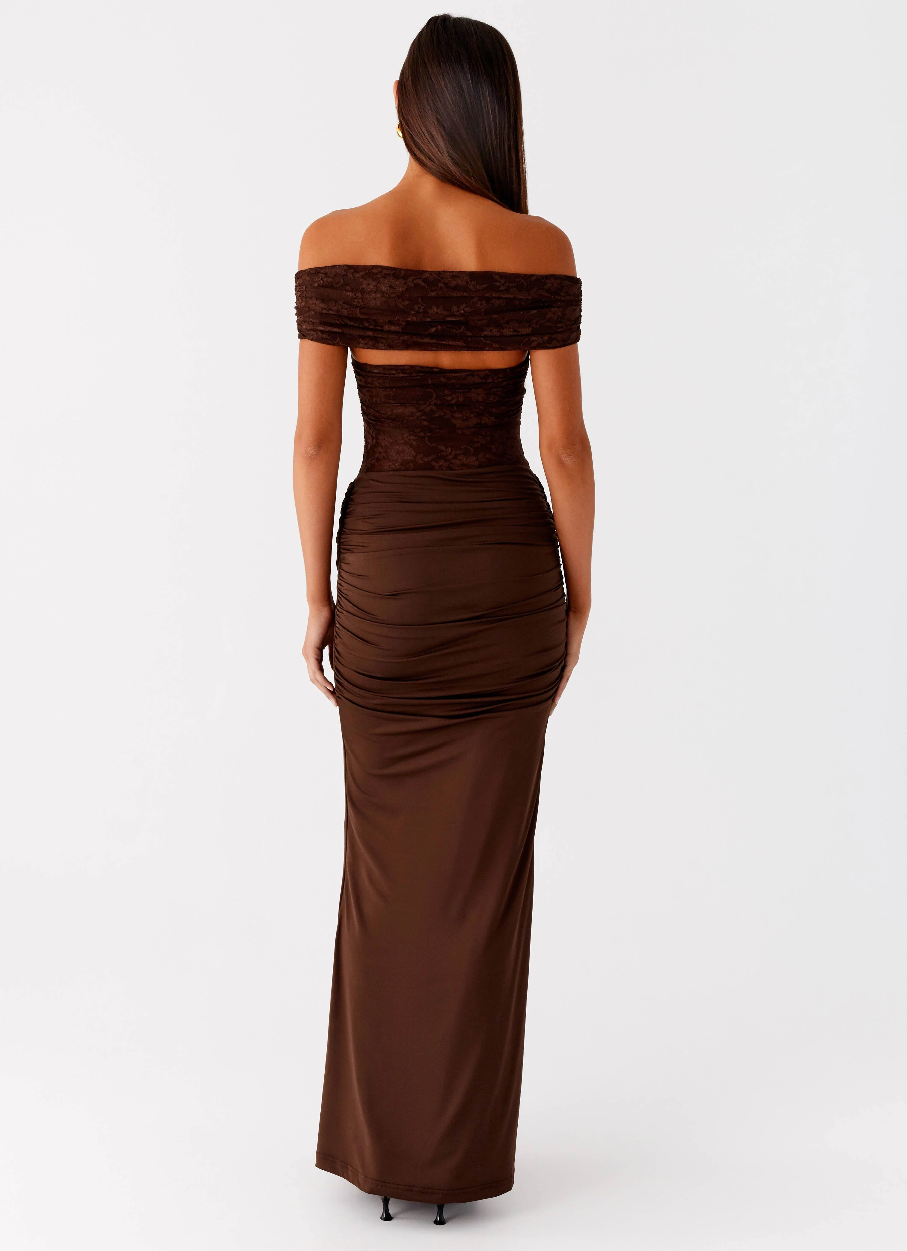 Either Way Maxi Dress - Chocolate - Image 4