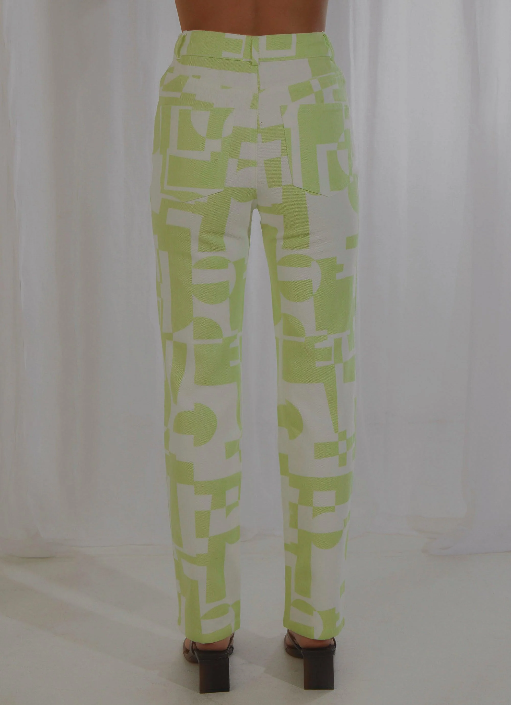 Electric Avenue Pants - Lime - Image 5