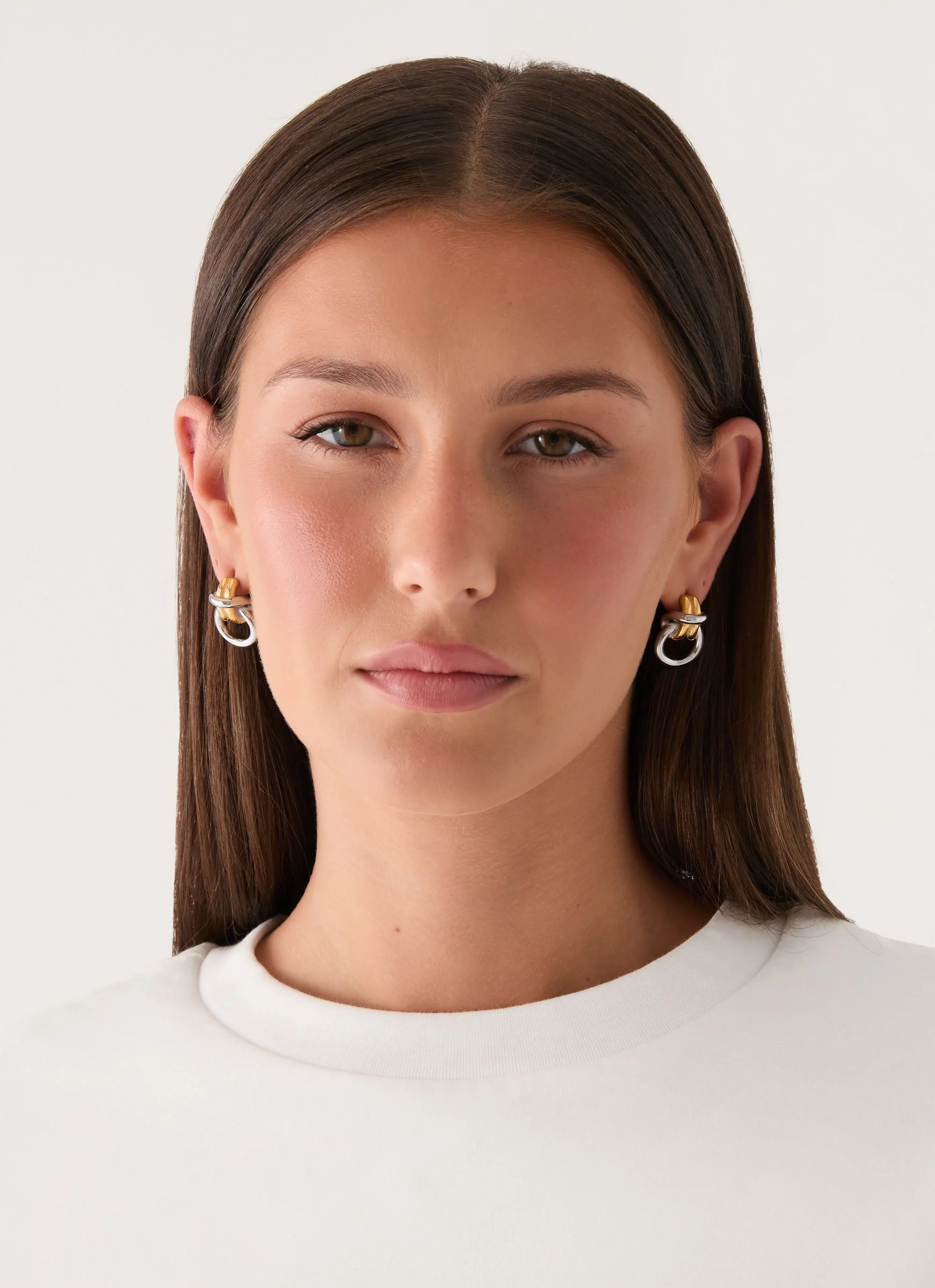 Electric Kiss Earrings - Gold/Silver - Image 3