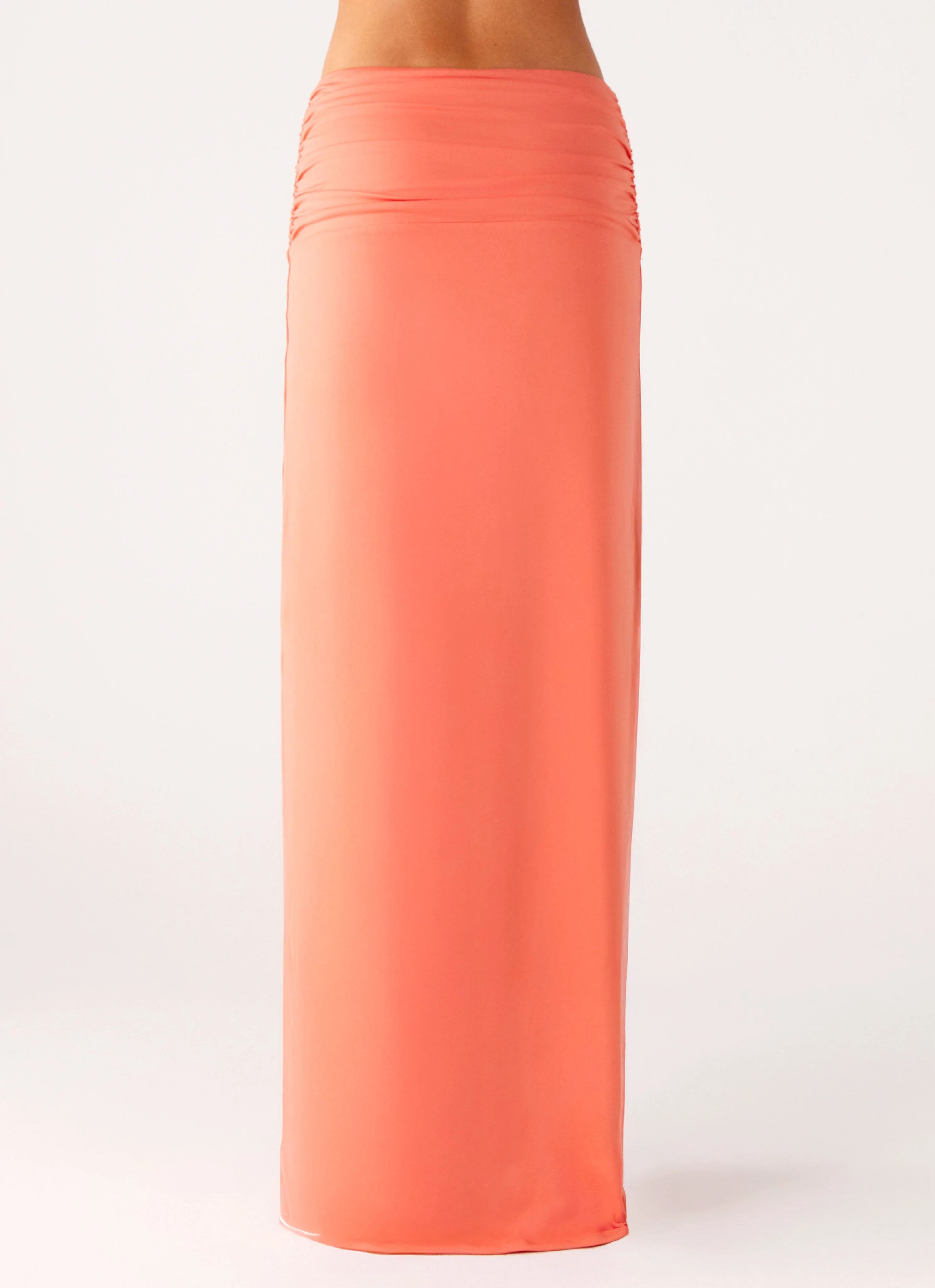 Elisabetta Maxi Skirt - Coral - Image 3