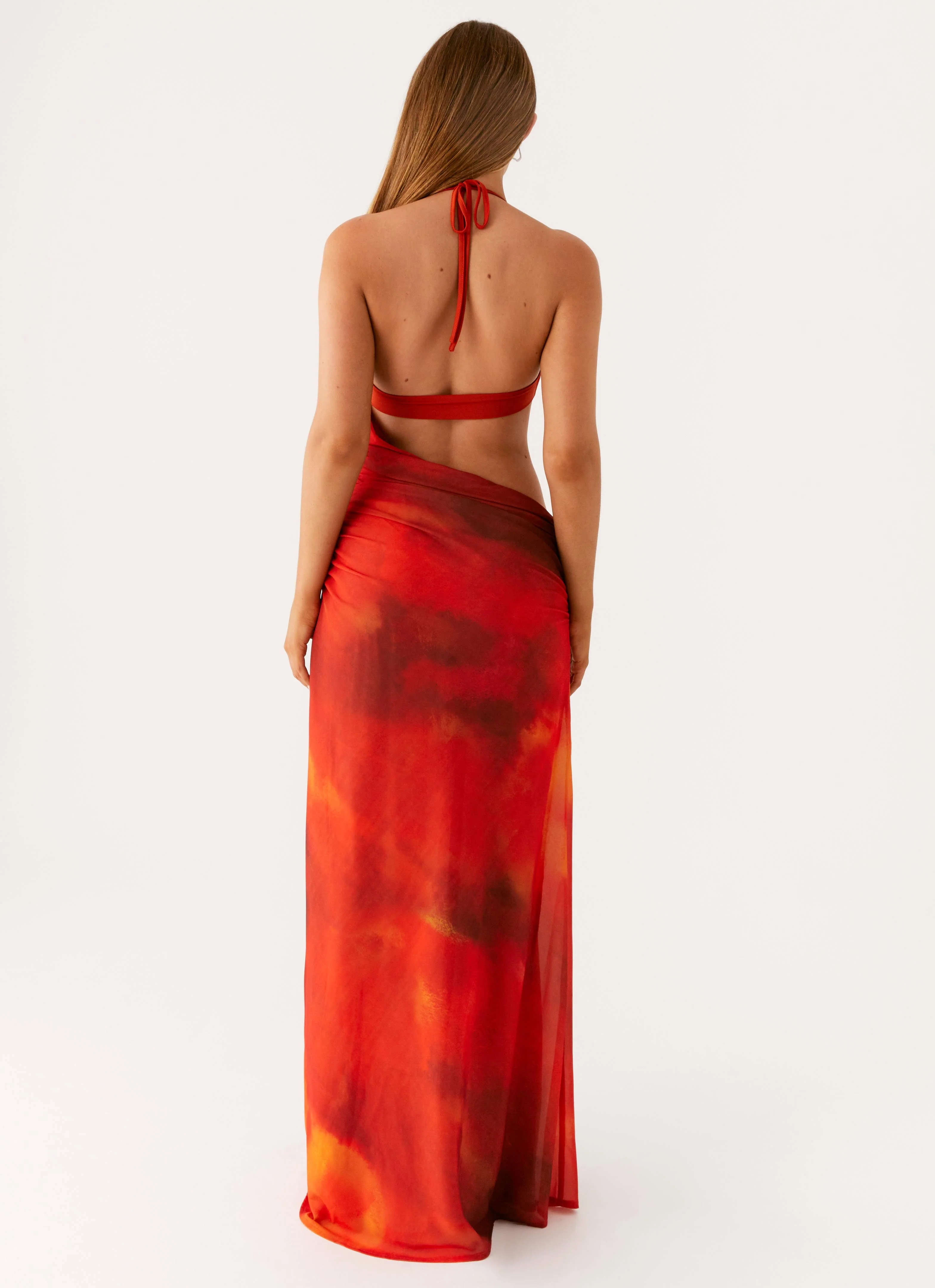 Elixis Maxi Dress - Scarlet Blur - Image 3