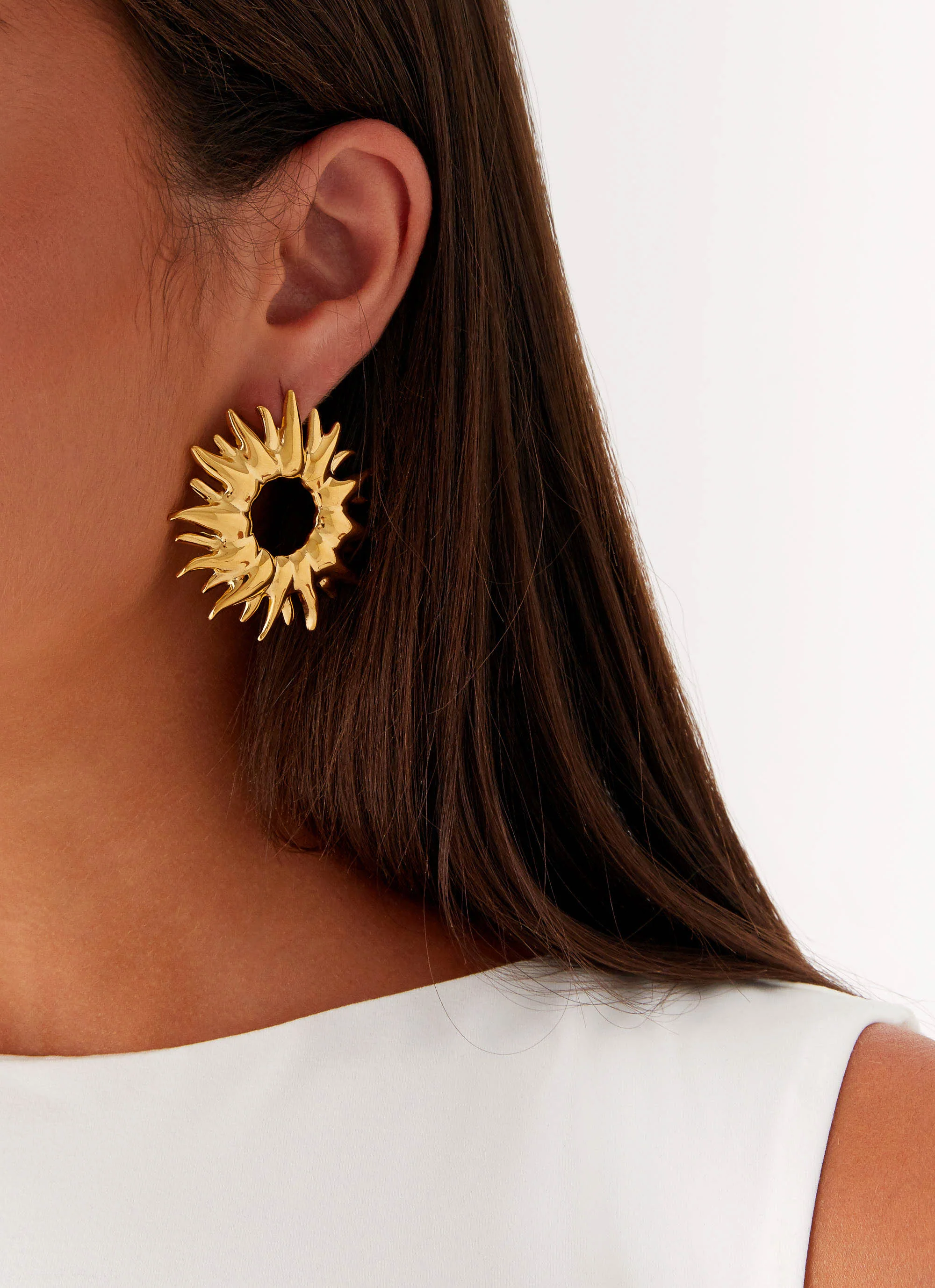Eliya Earrings - Gold - Image 3