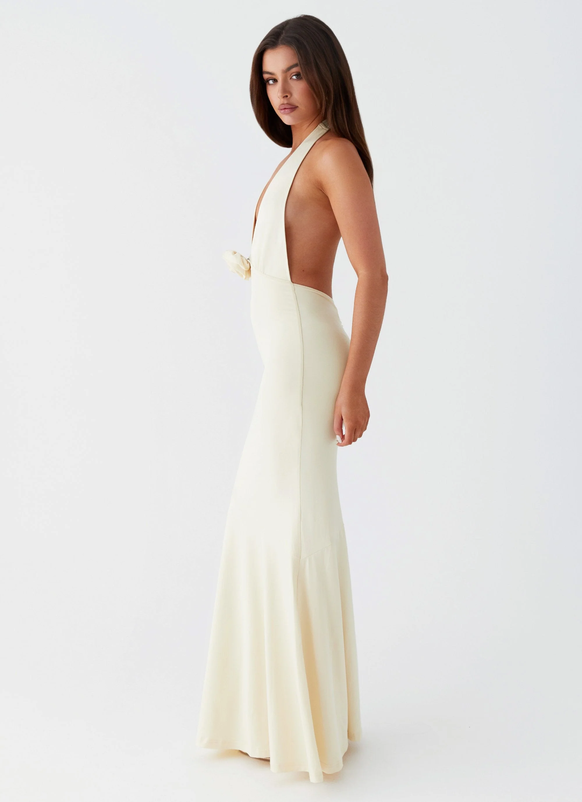 Eliza Rose Maxi Dress - Yellow - Image 3