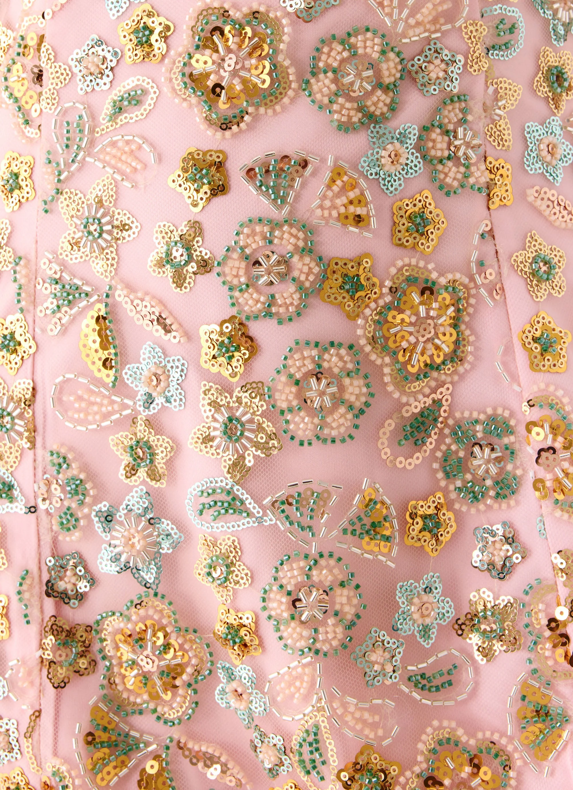 Ellerie Beaded Mini Dress - Pink - Image 5