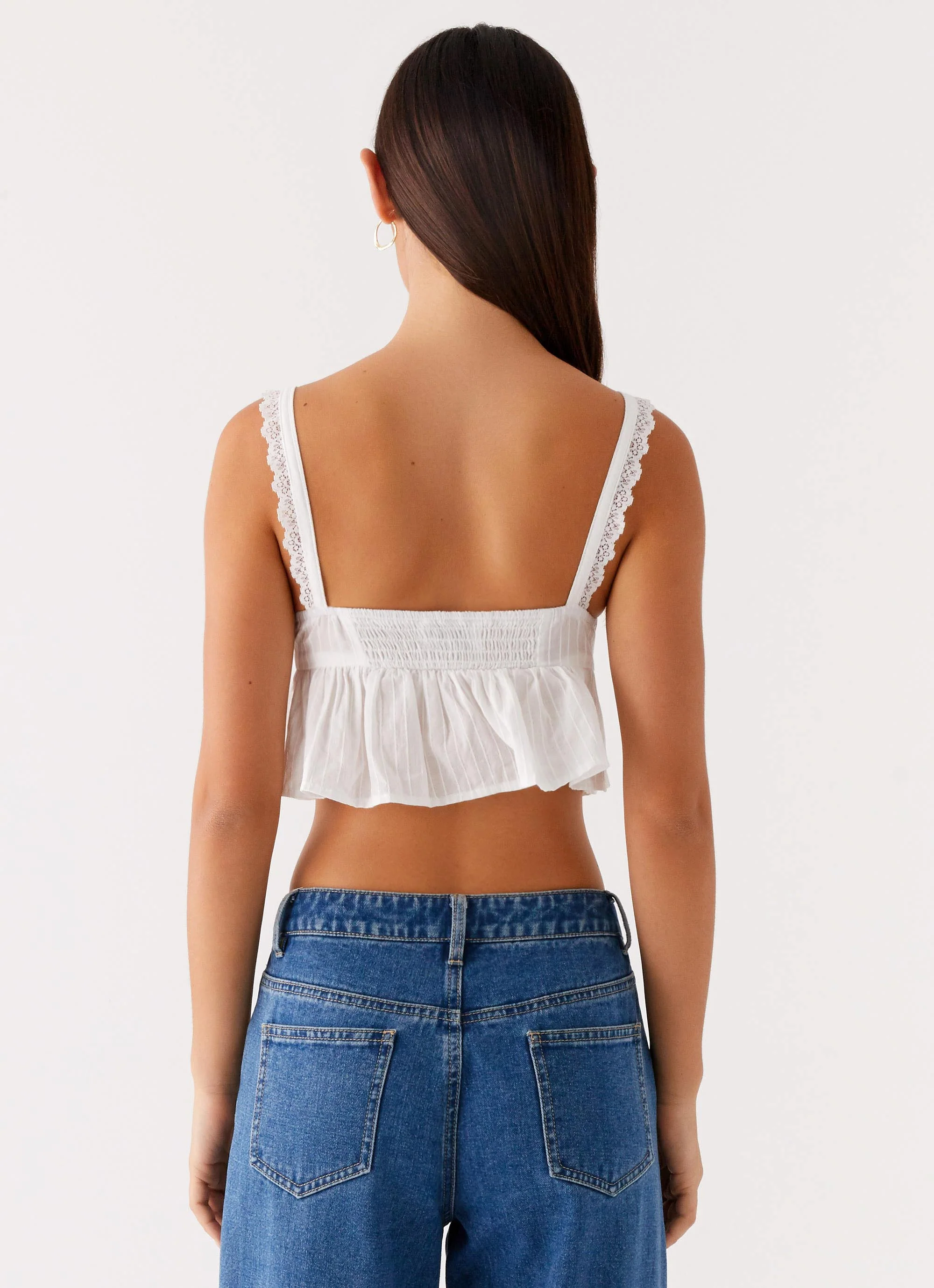 Elliana Cami Top - White - Image 4