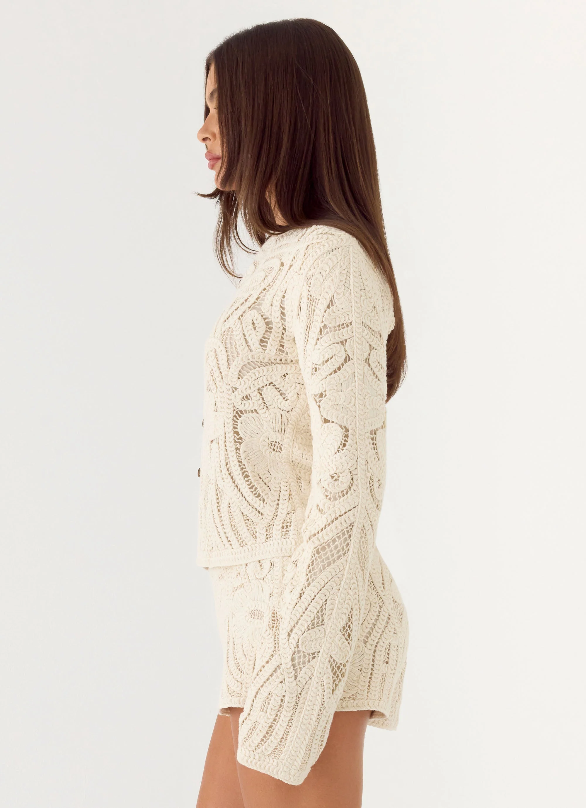 Ellington Long Sleeve Top - Ivory - Image 2