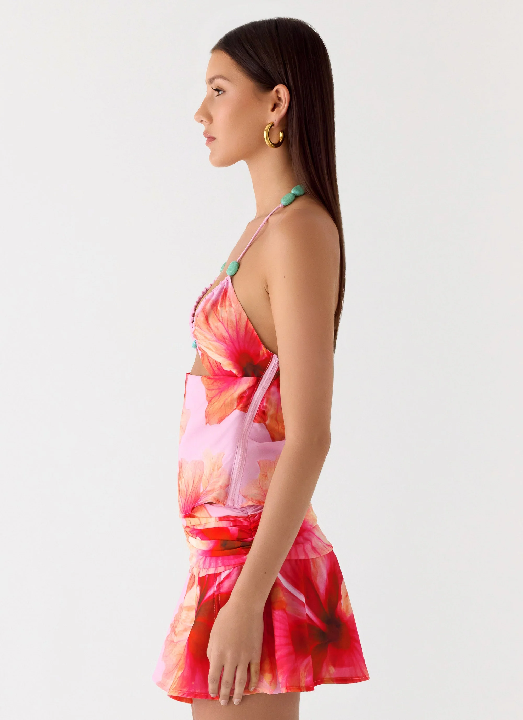 Ellinor Bead Top - Pink - Image 2