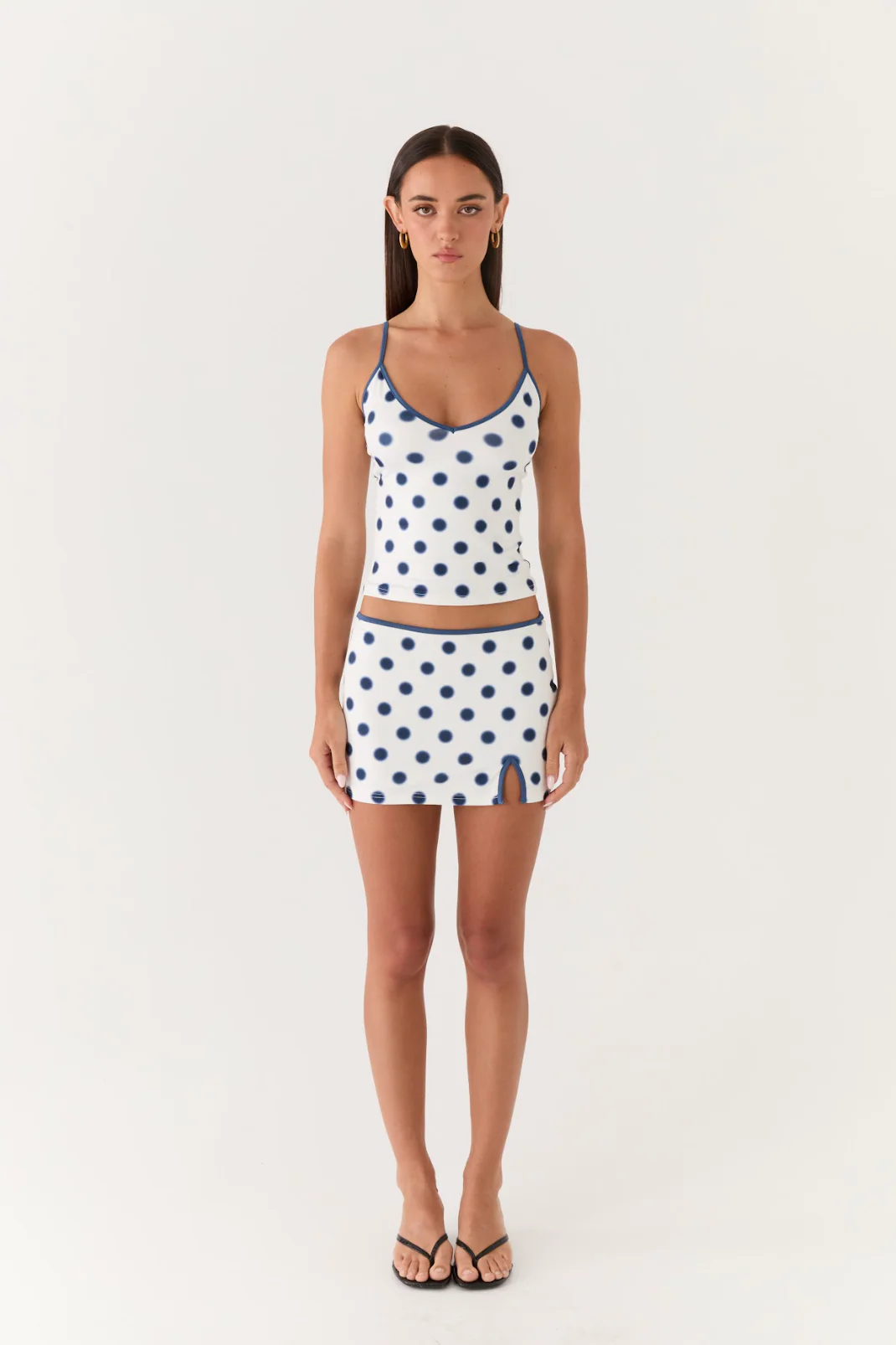 Elliot Top - Porcelain Blue Polka Dot - Image 7