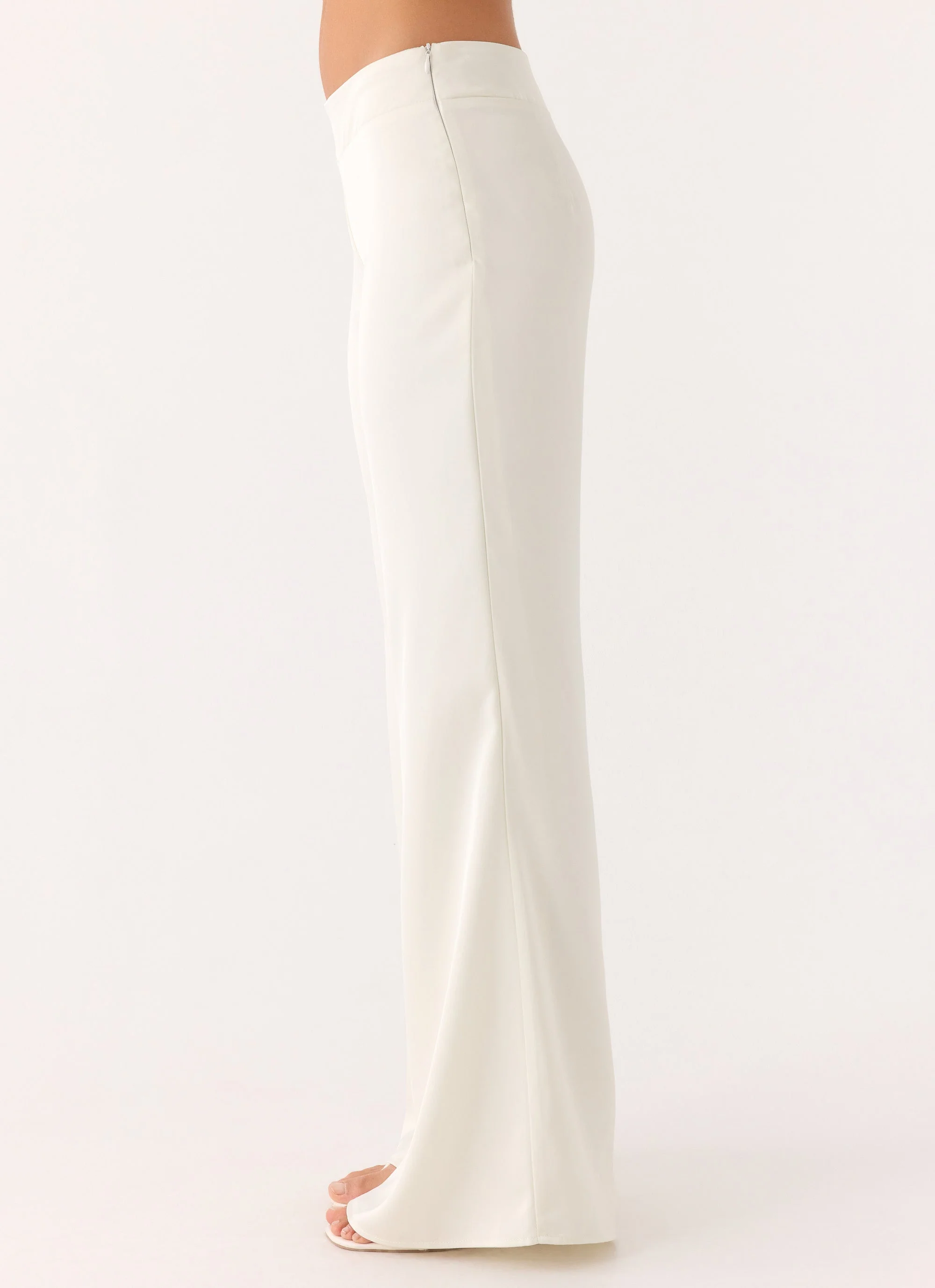 Elmah Low Rise Pants - White - Image 2