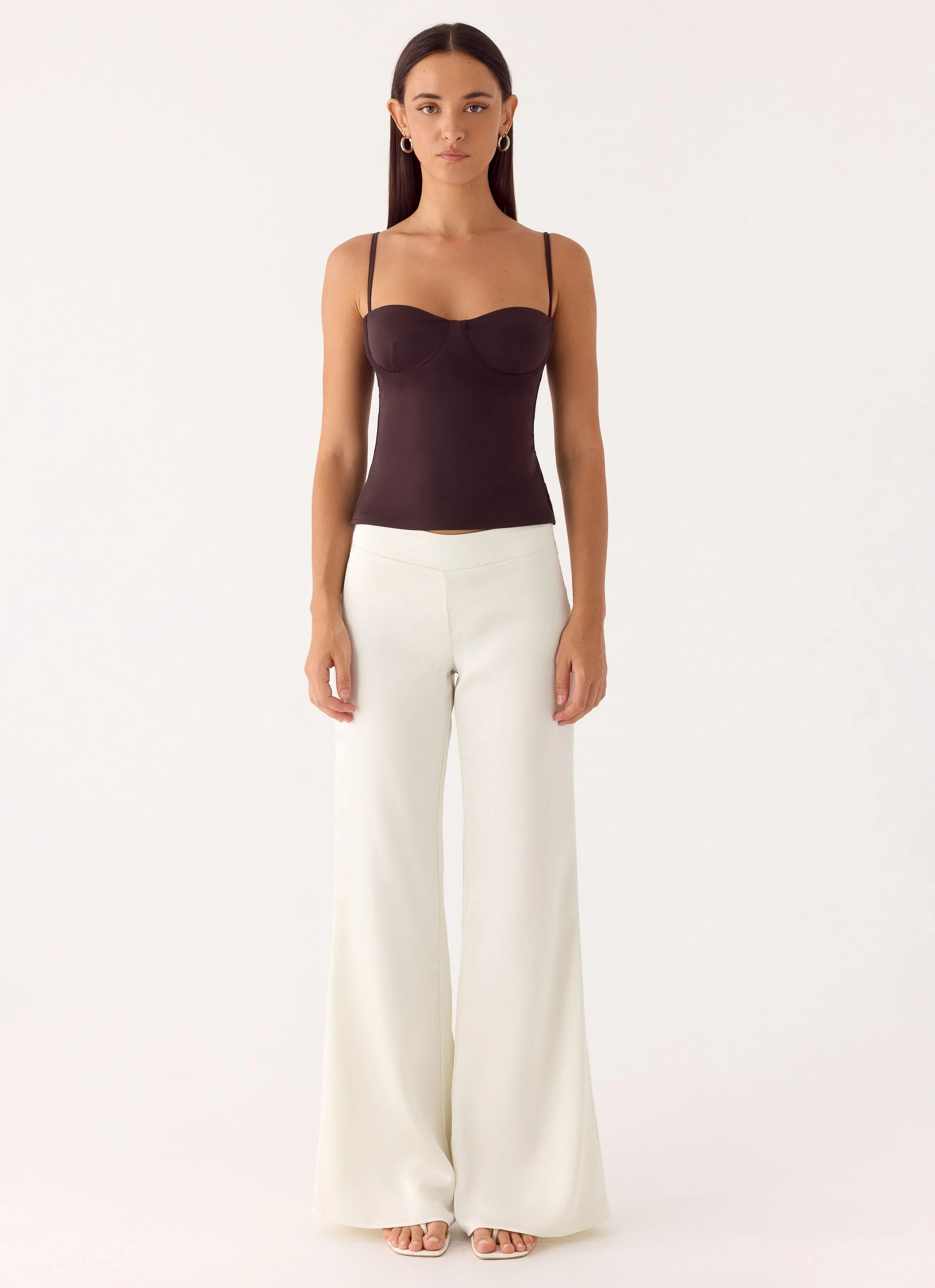 Elmah Low Rise Pants - White - Image 4